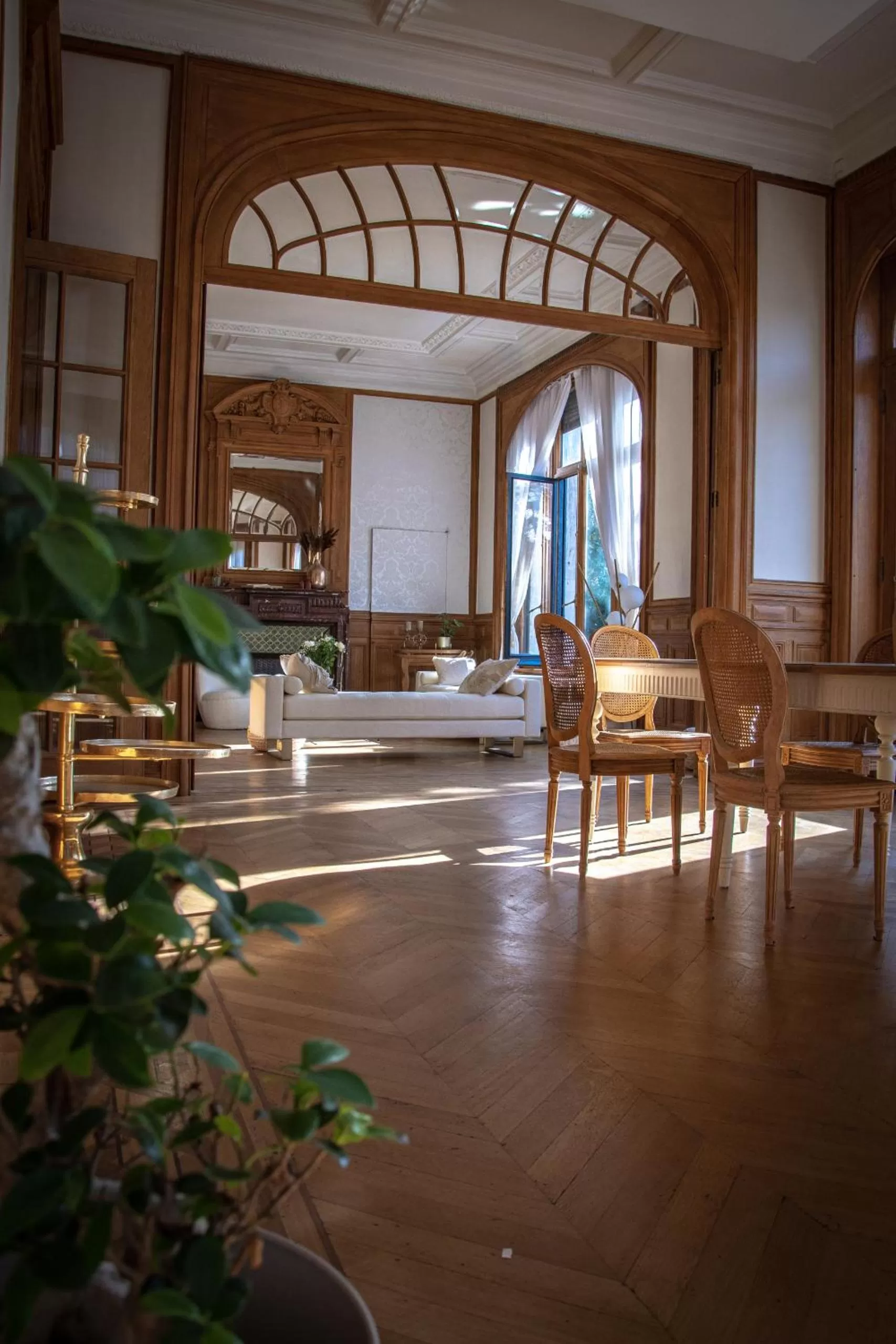 Living room, Lobby/Reception in La Villa Barbieux
