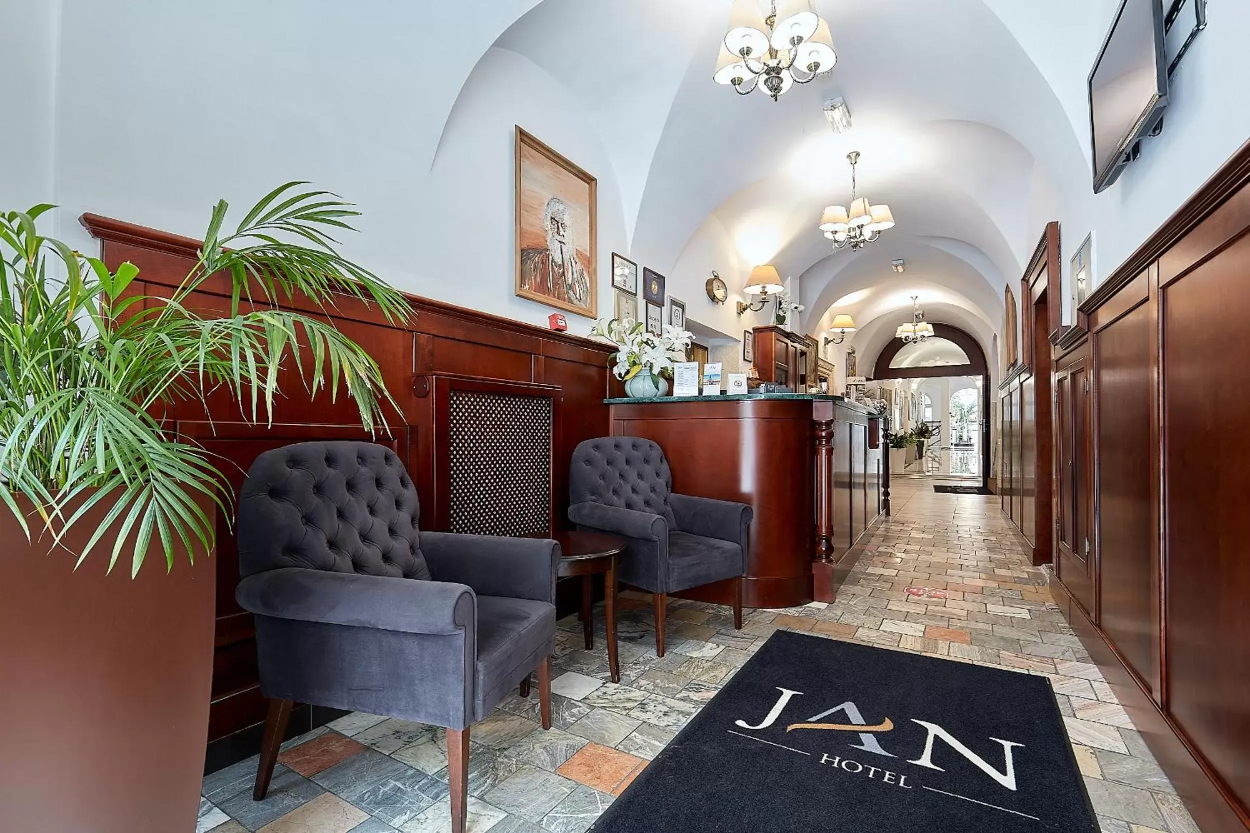 Lobby/Reception in Hotel Jan