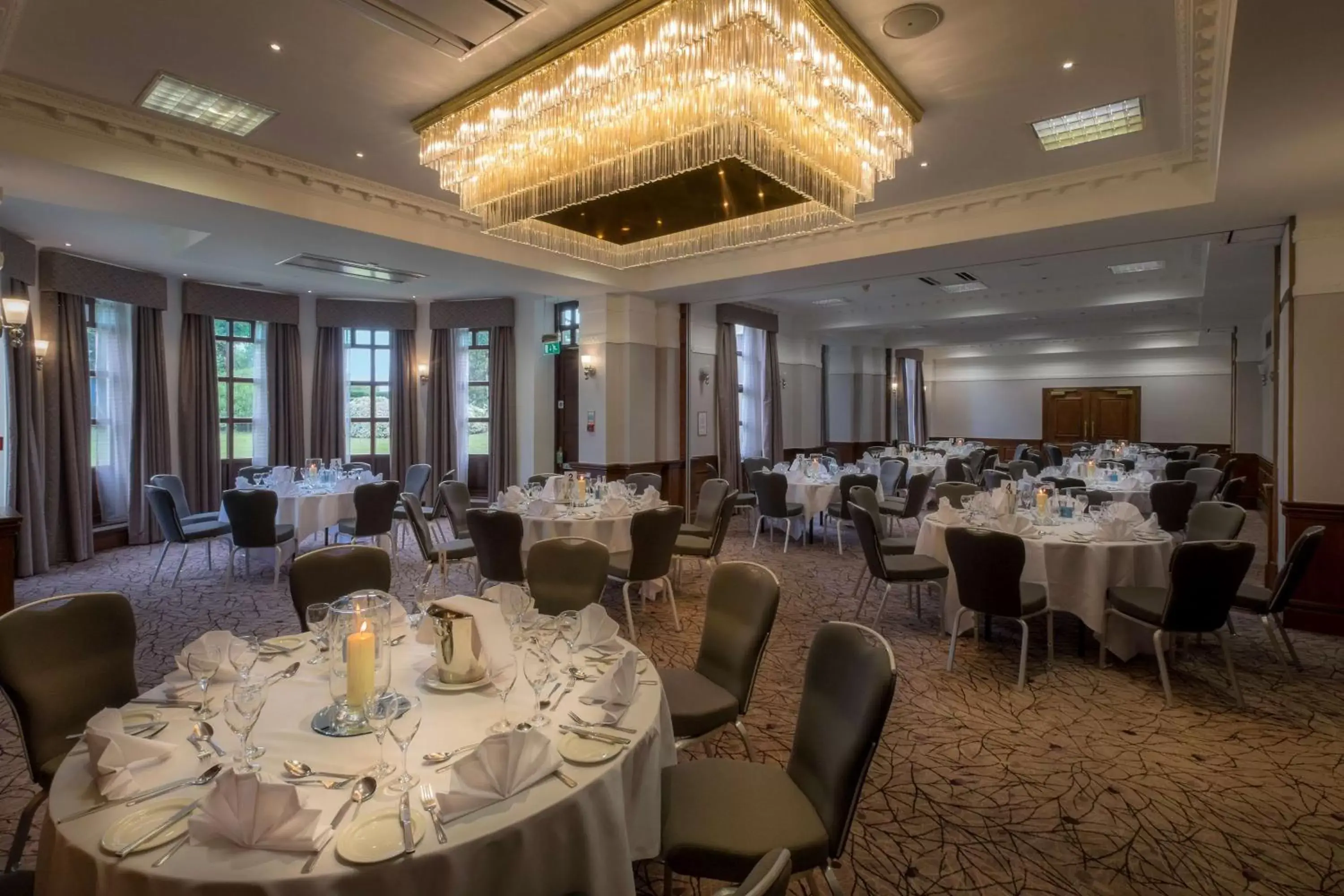 Meeting/conference room, Restaurant/Places to Eat in Hilton Puckrup Hall, Tewkesbury