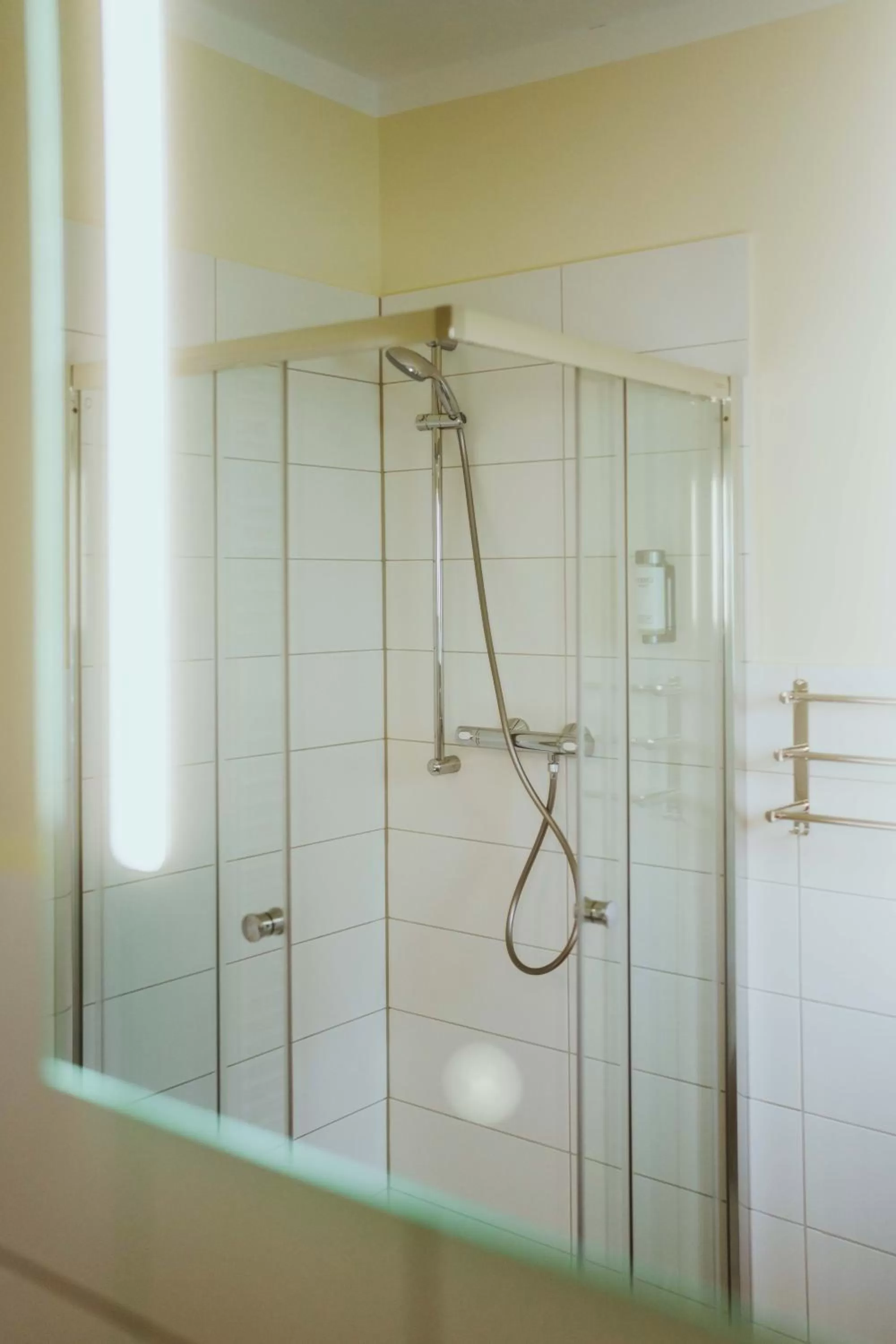 Shower in Aparthotel Stralsund Studios und Apartments