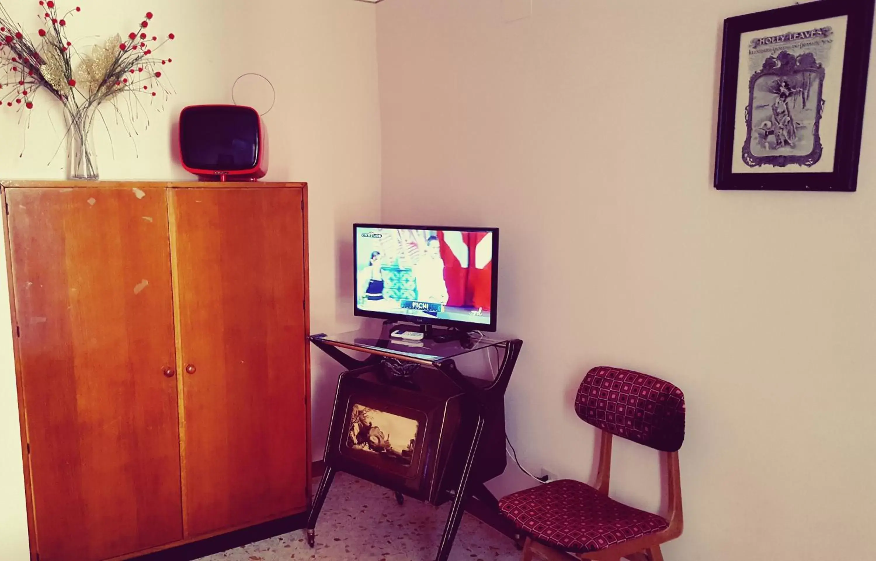 Bedroom, TV/Entertainment Center in Casa Farella B&B in mini Apartments Altamura x Matera