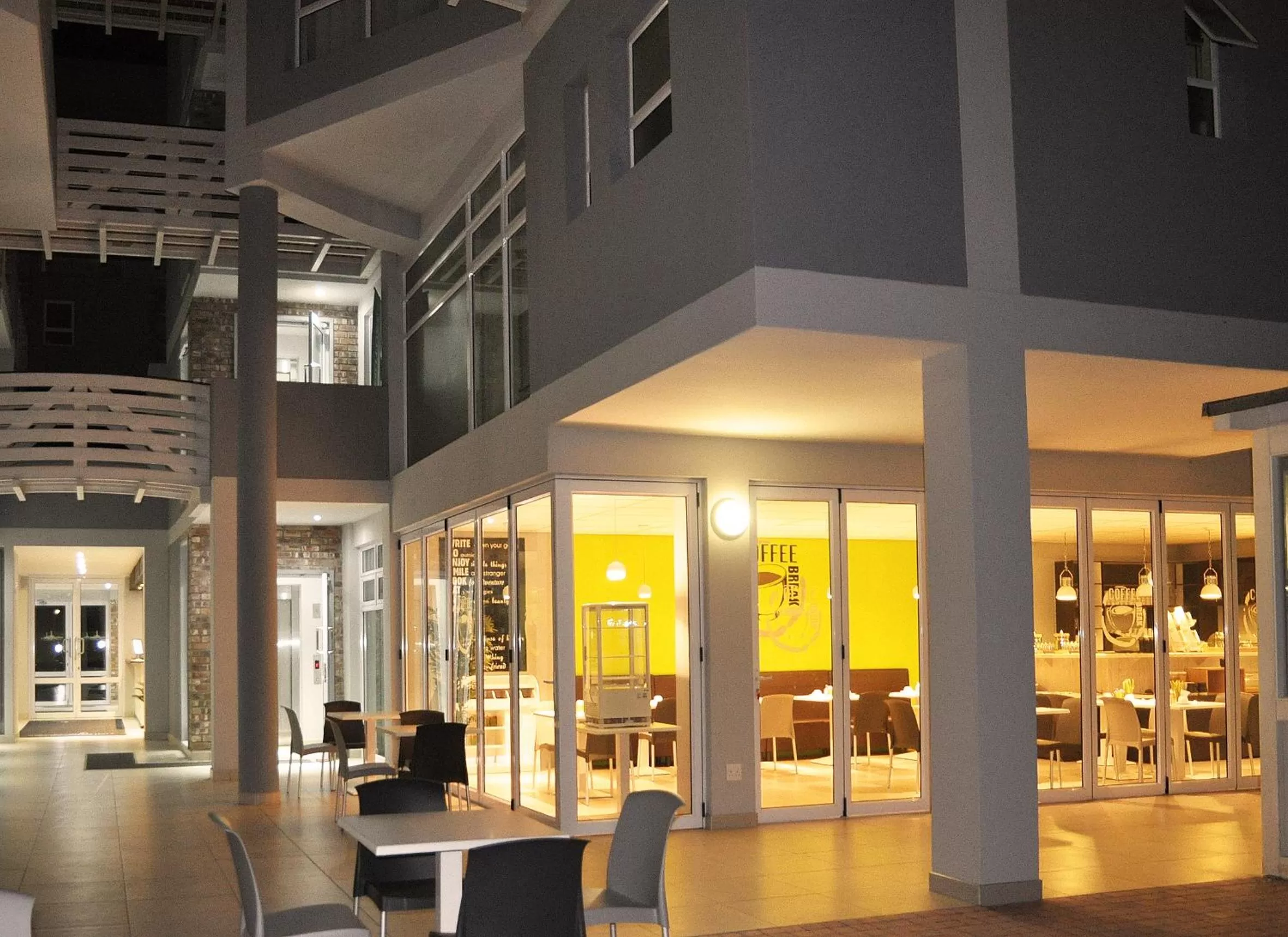 Property building in Swakopmund Plaza Hotel