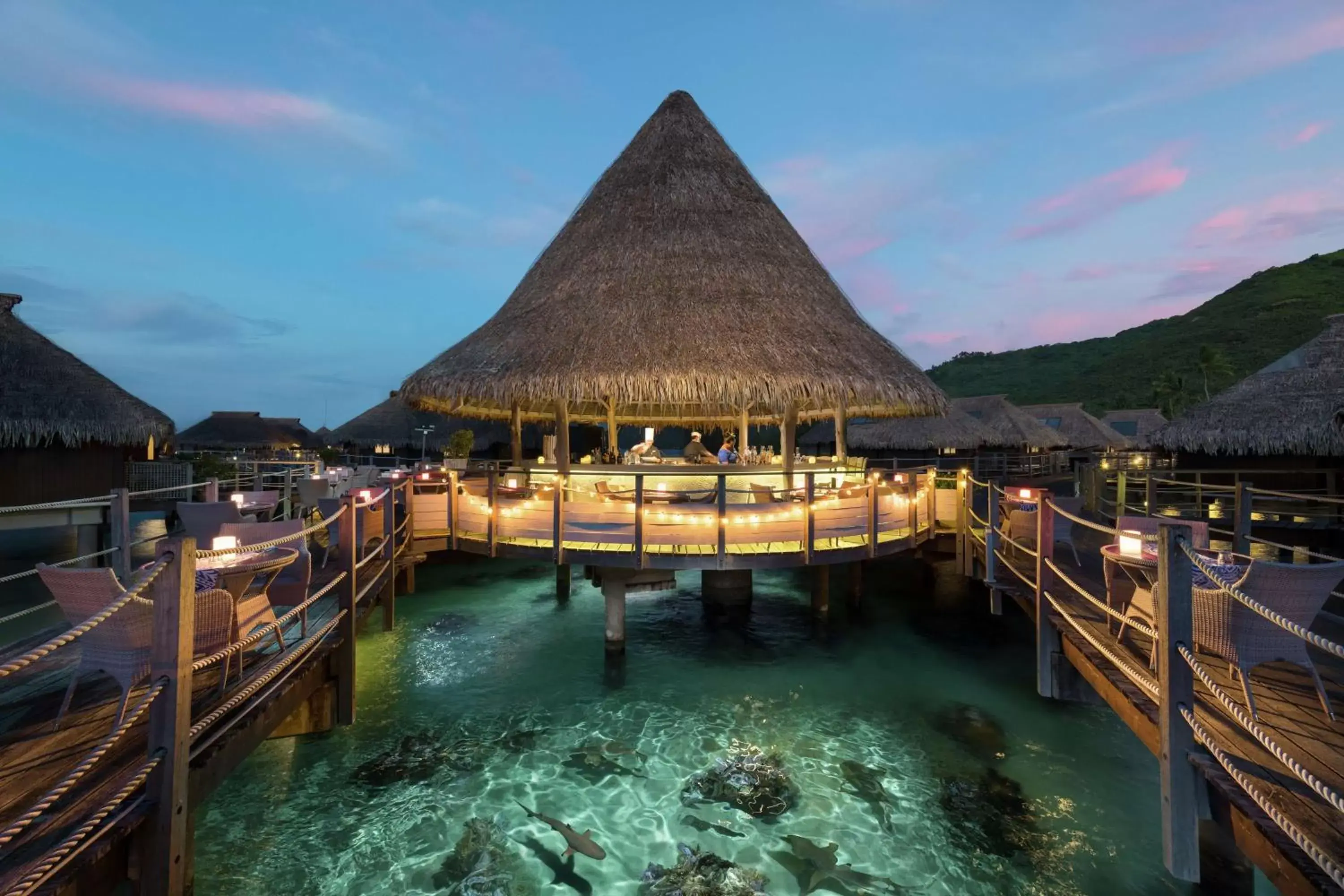 Restaurant/places to eat in Hilton Moorea Lagoon Resort & Spa Restaurant/places to eat in Hilton Moorea Lagoon Resort & Spa