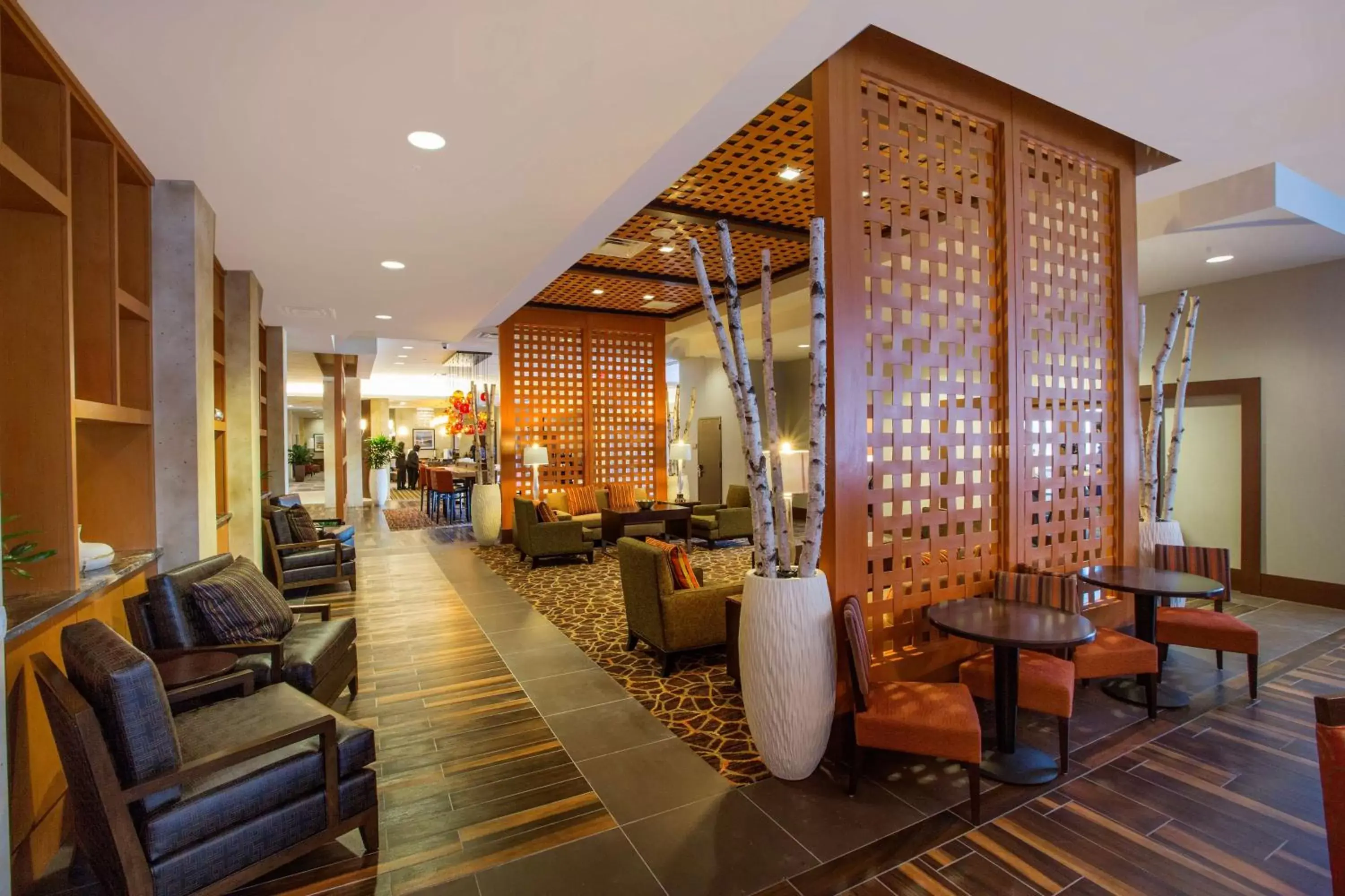 Lobby or reception, Lounge/Bar in Hampton Inn Houston Downtown