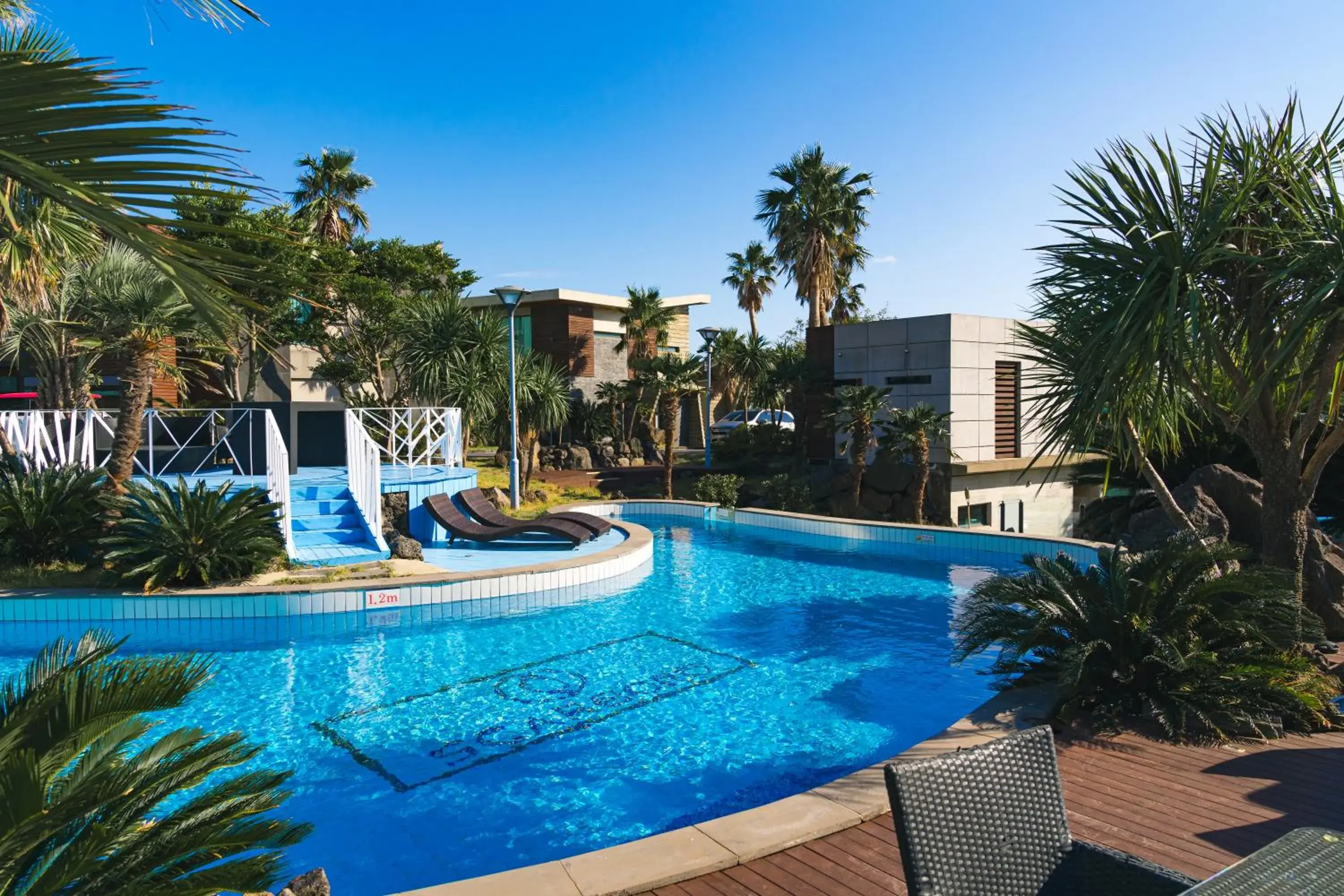 Swimming Pool in Jeju Hotel Scarboro