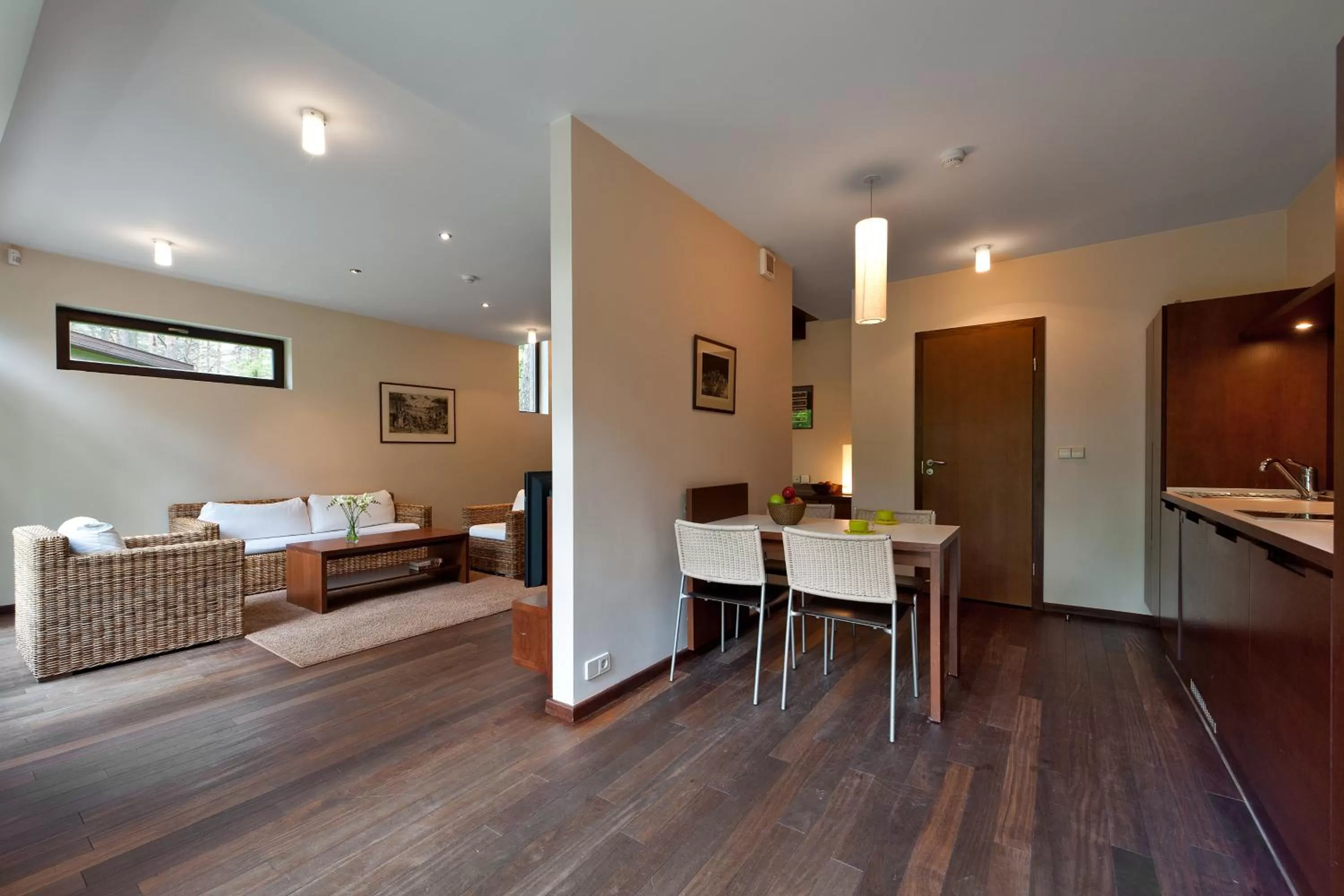 Kitchen or kitchenette in Belvilis Hotel