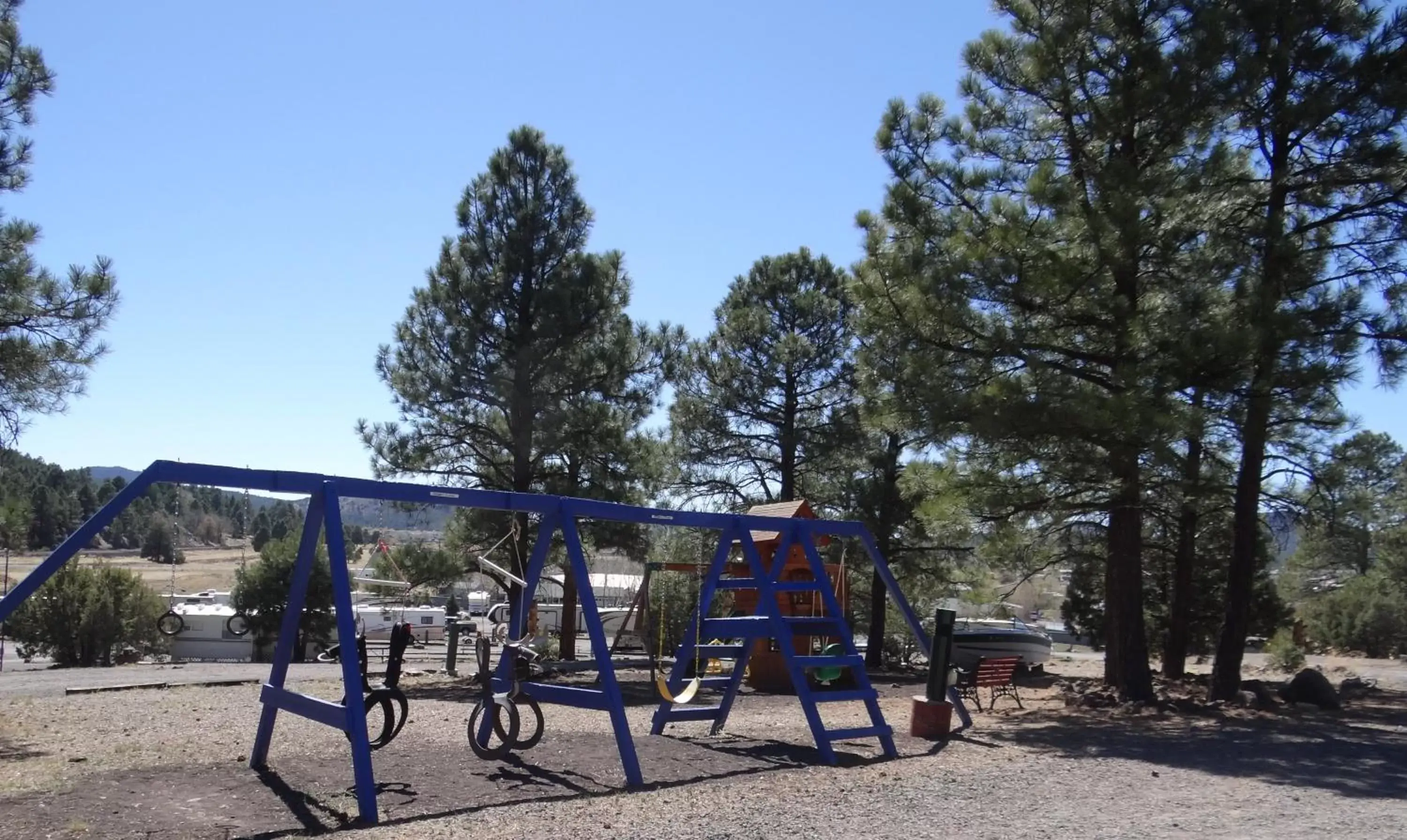 Natural landscape, Children's Play Area in The Canyon Motel & RV Park