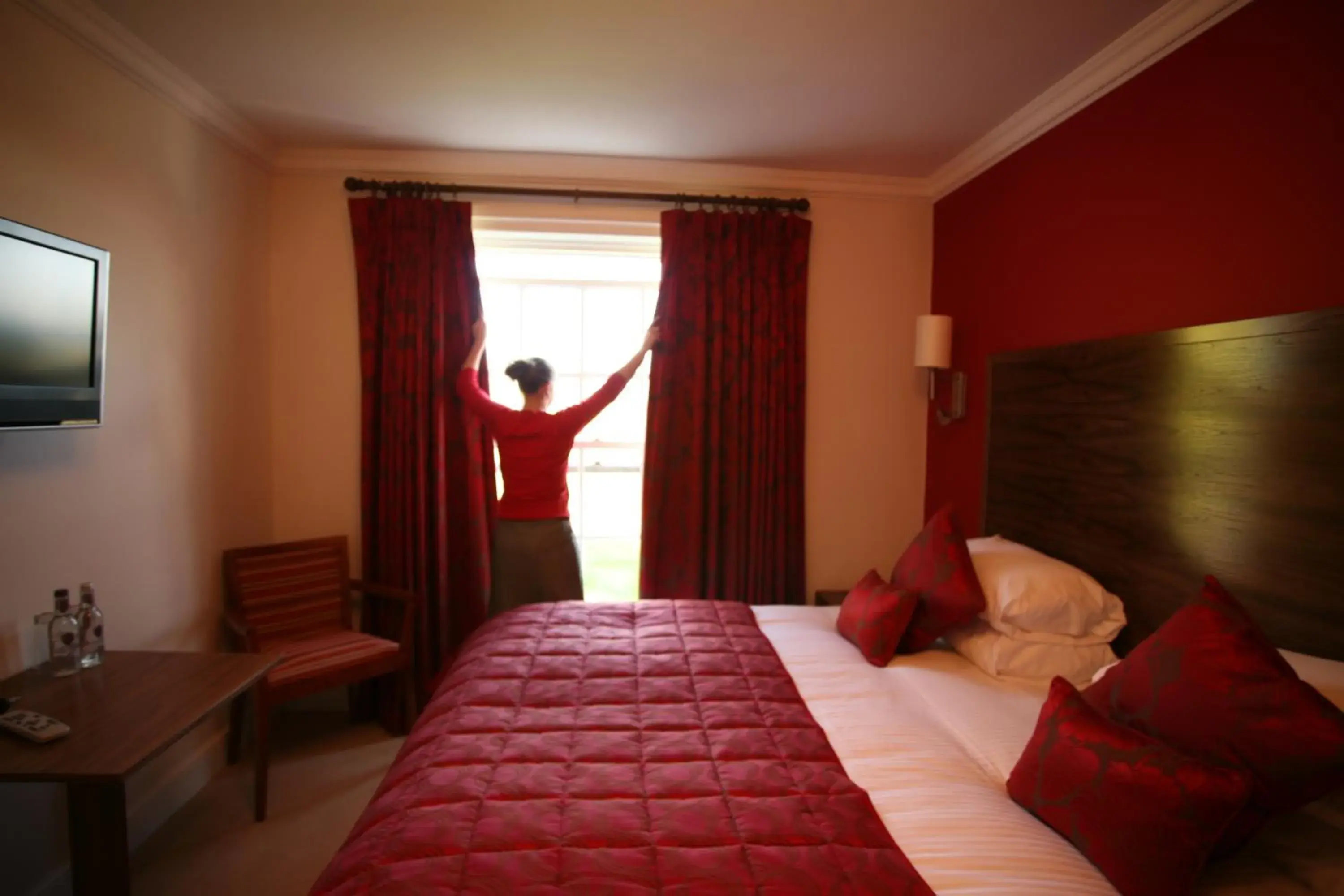 Bed in Fishmore Hall Hotel and Boutique Spa