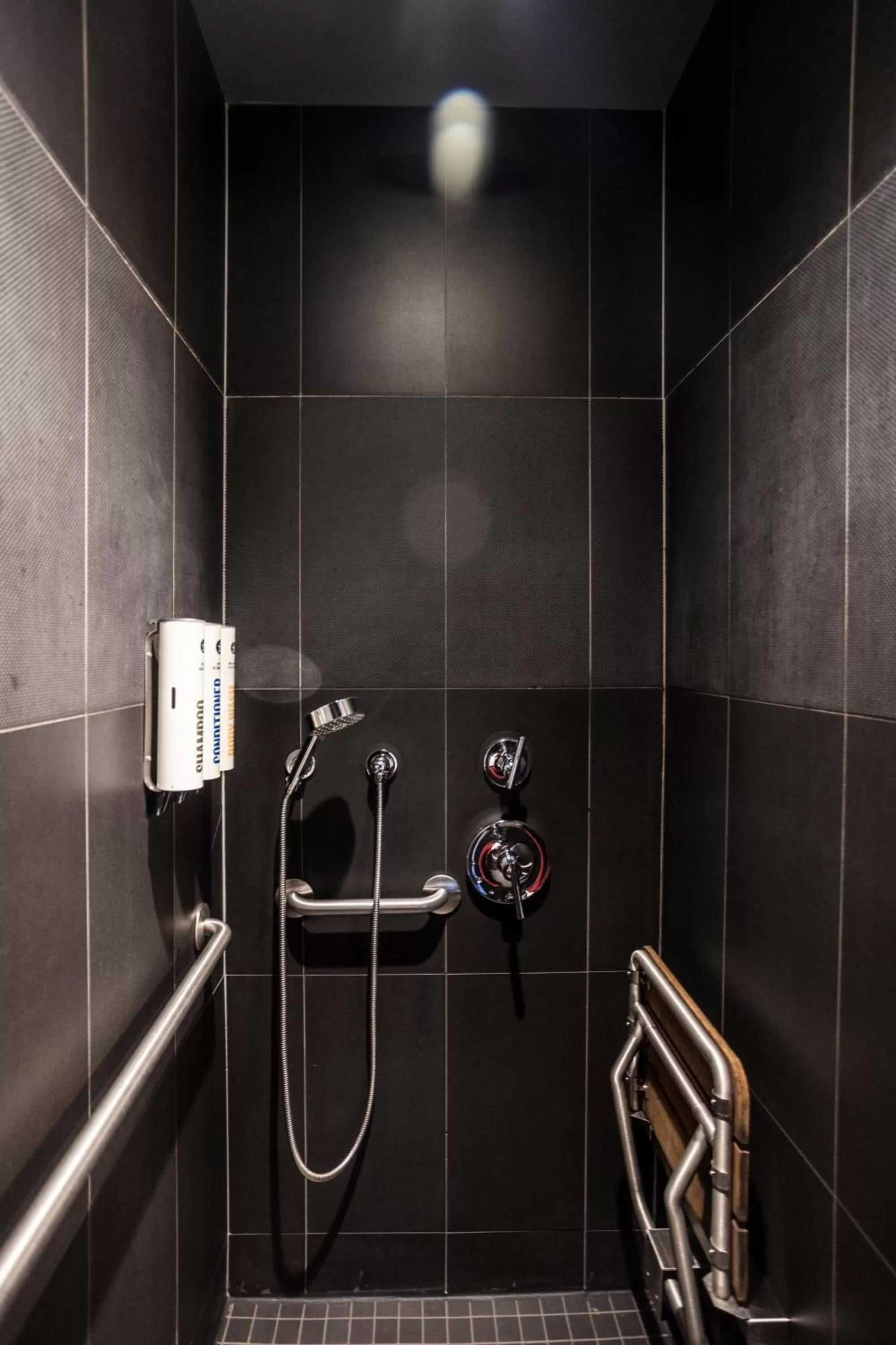 Shower in The Iron Horse Hotel