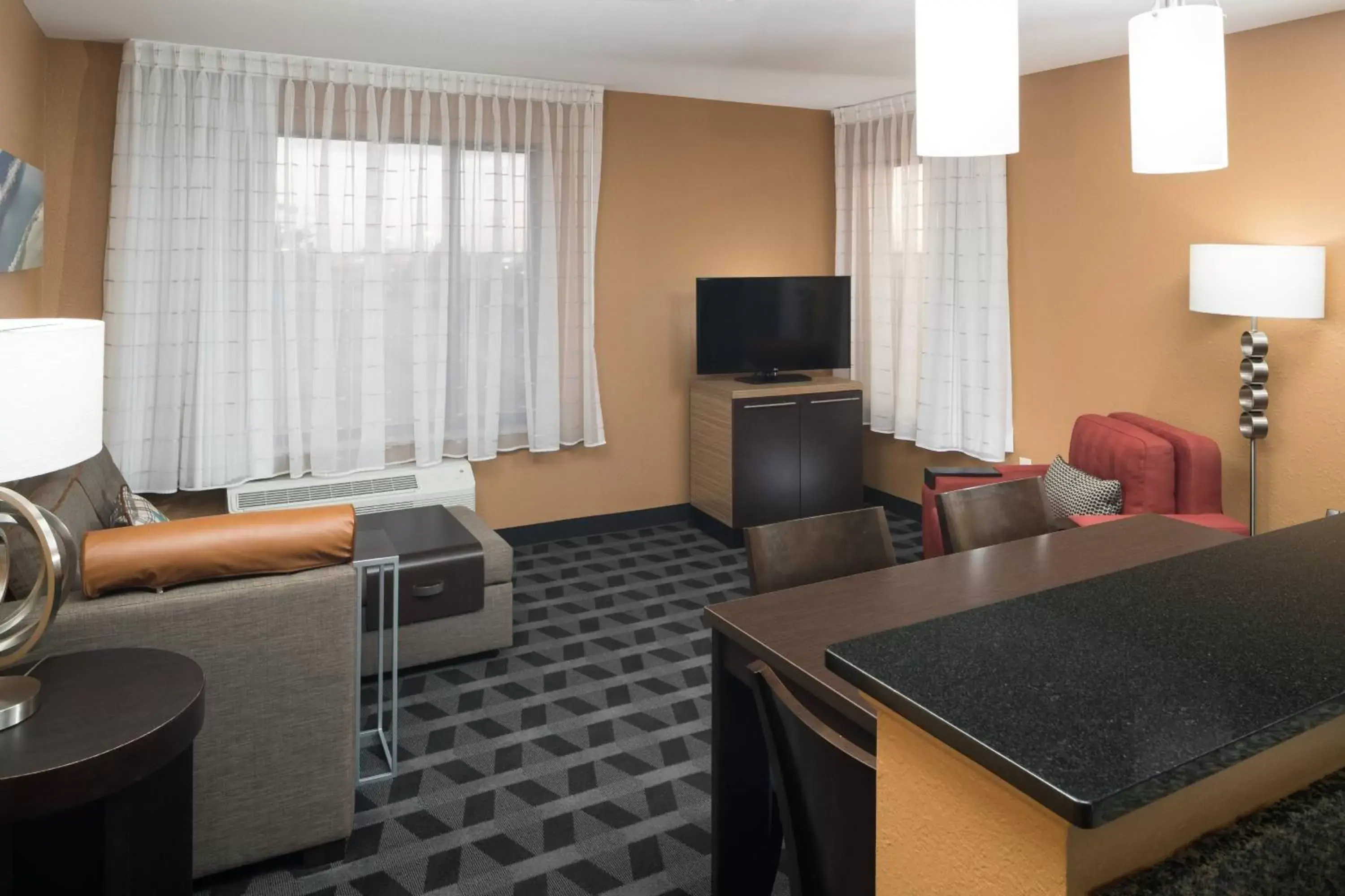 Living room, Lounge/Bar in TownePlace Suites by Marriott Panama City