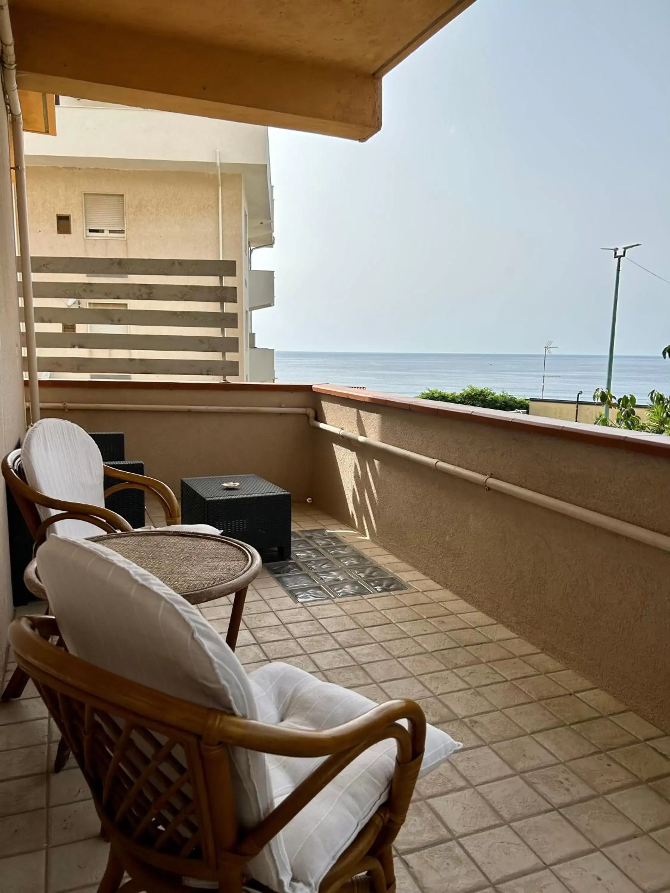 Sea view, Balcony/Terrace in Arcobaleno Tropea centro