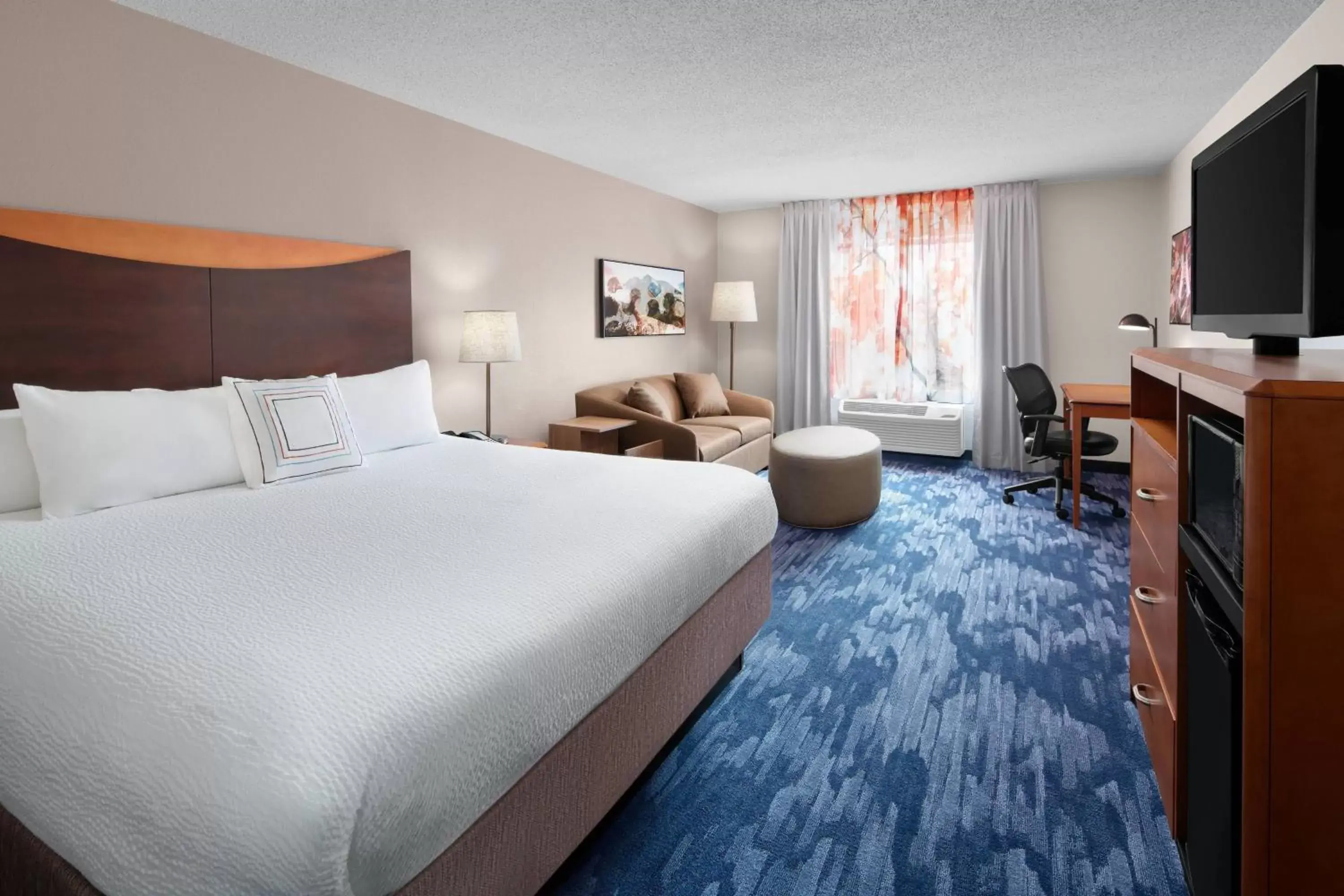 Photo of the whole room, Bed in Fairfield Inn & Suites Denver Airport