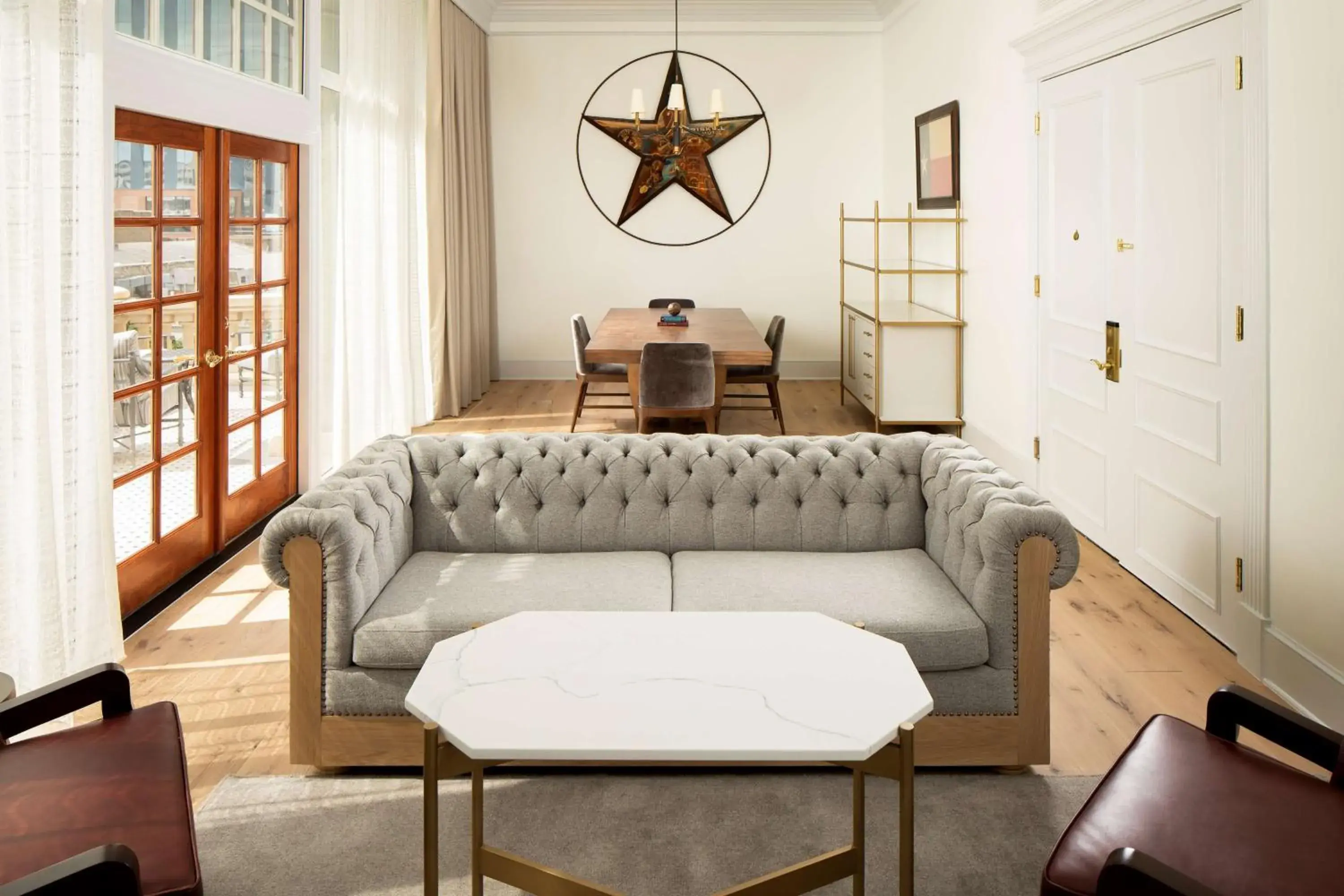 Photo of the whole room, Seating Area in The Driskill, in The Unbound Collection by Hyatt