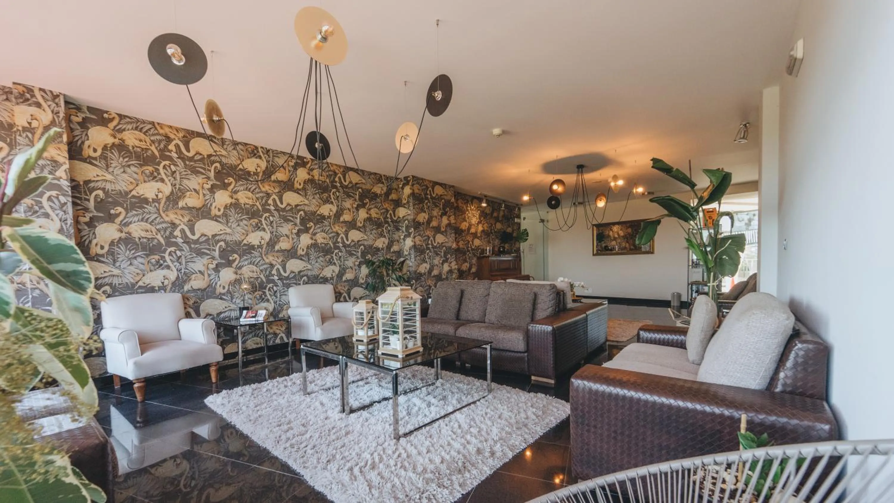 Seating area in Peregrina Hotel