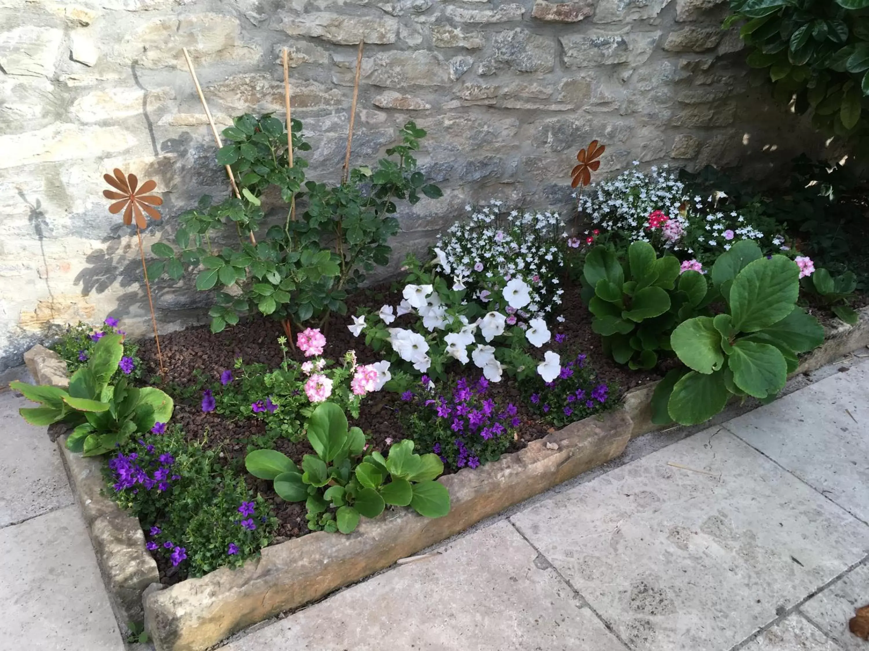 Patio in Villa des Contamines