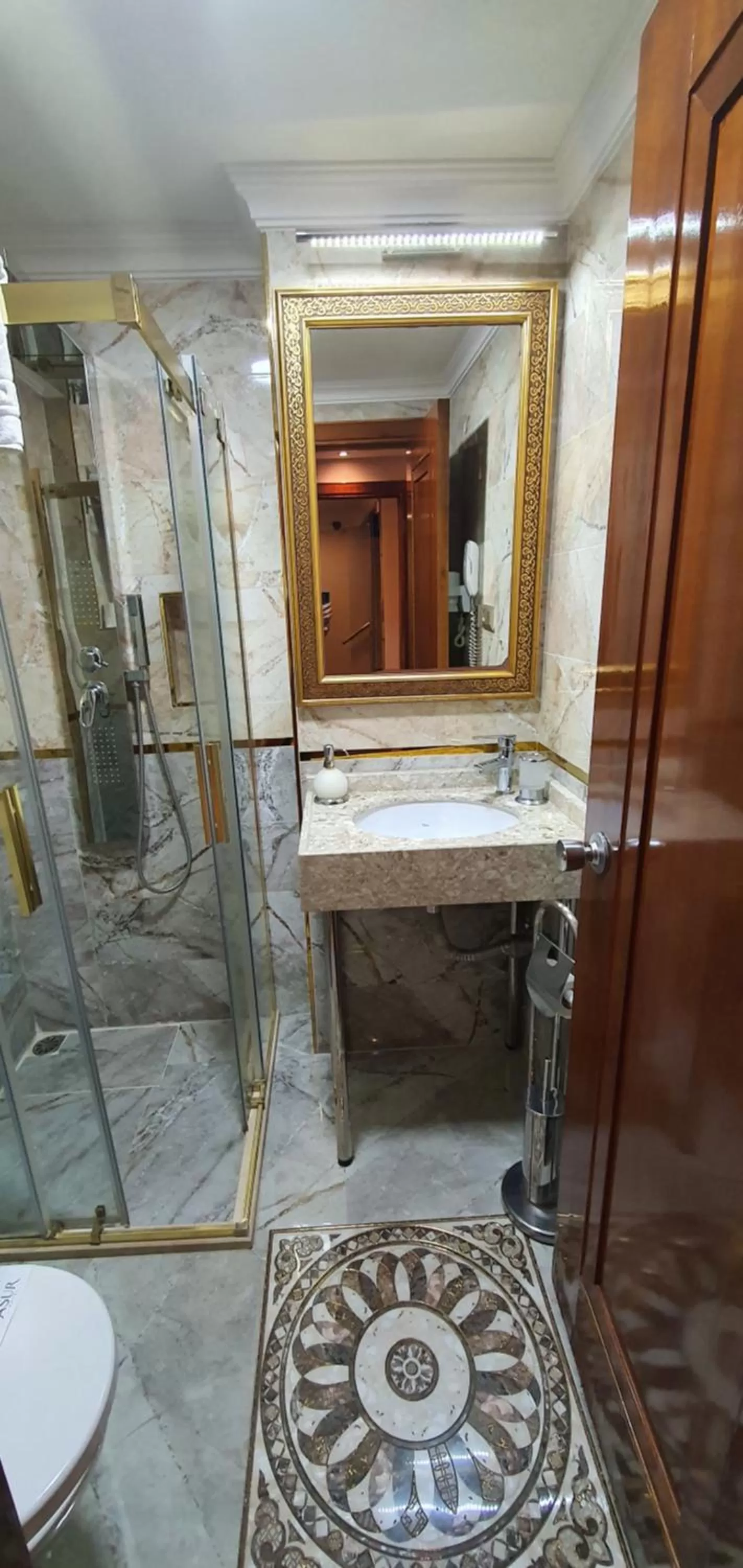 Shower in Asur Hotel