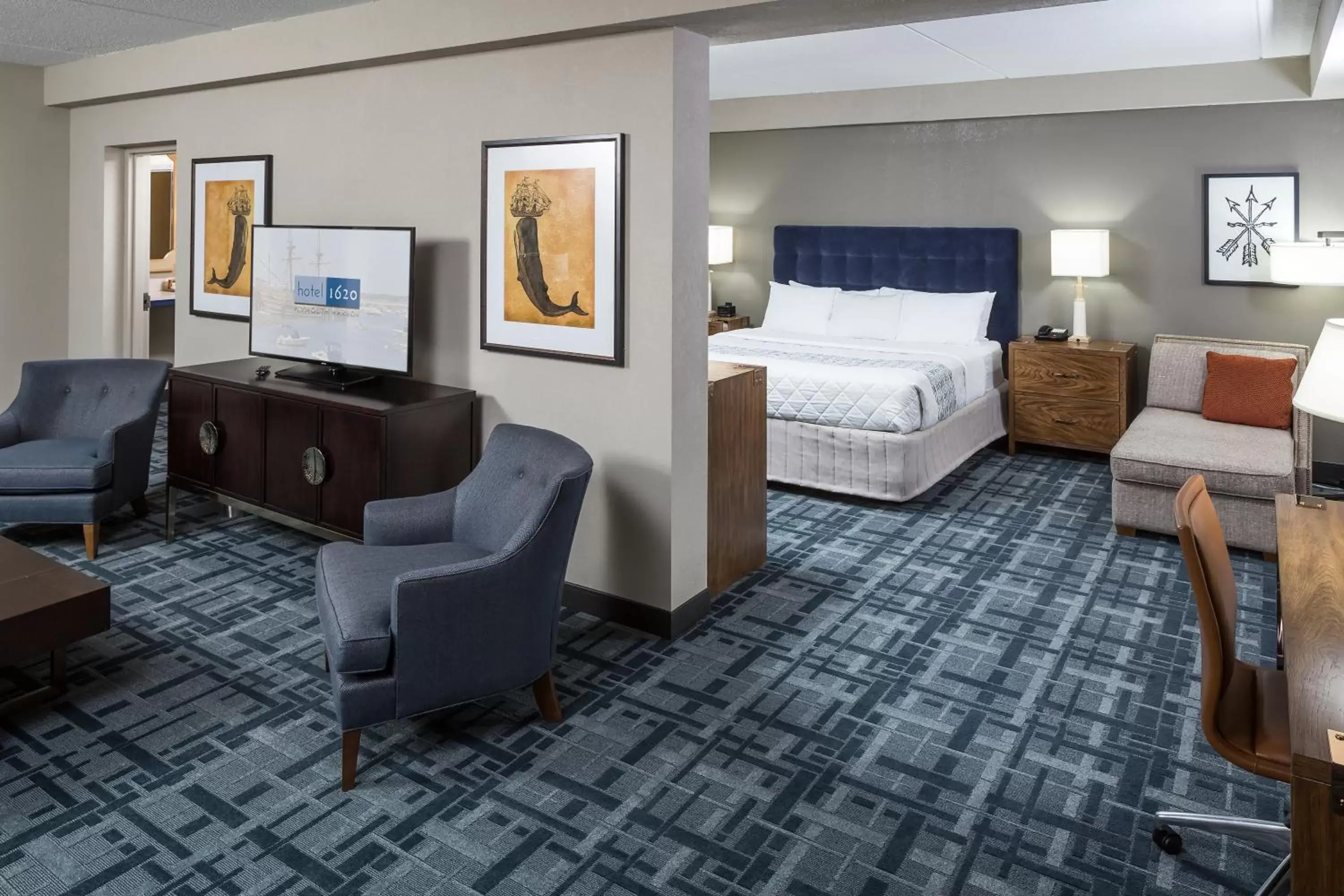 Bedroom in Hotel 1620 Plymouth Harbor