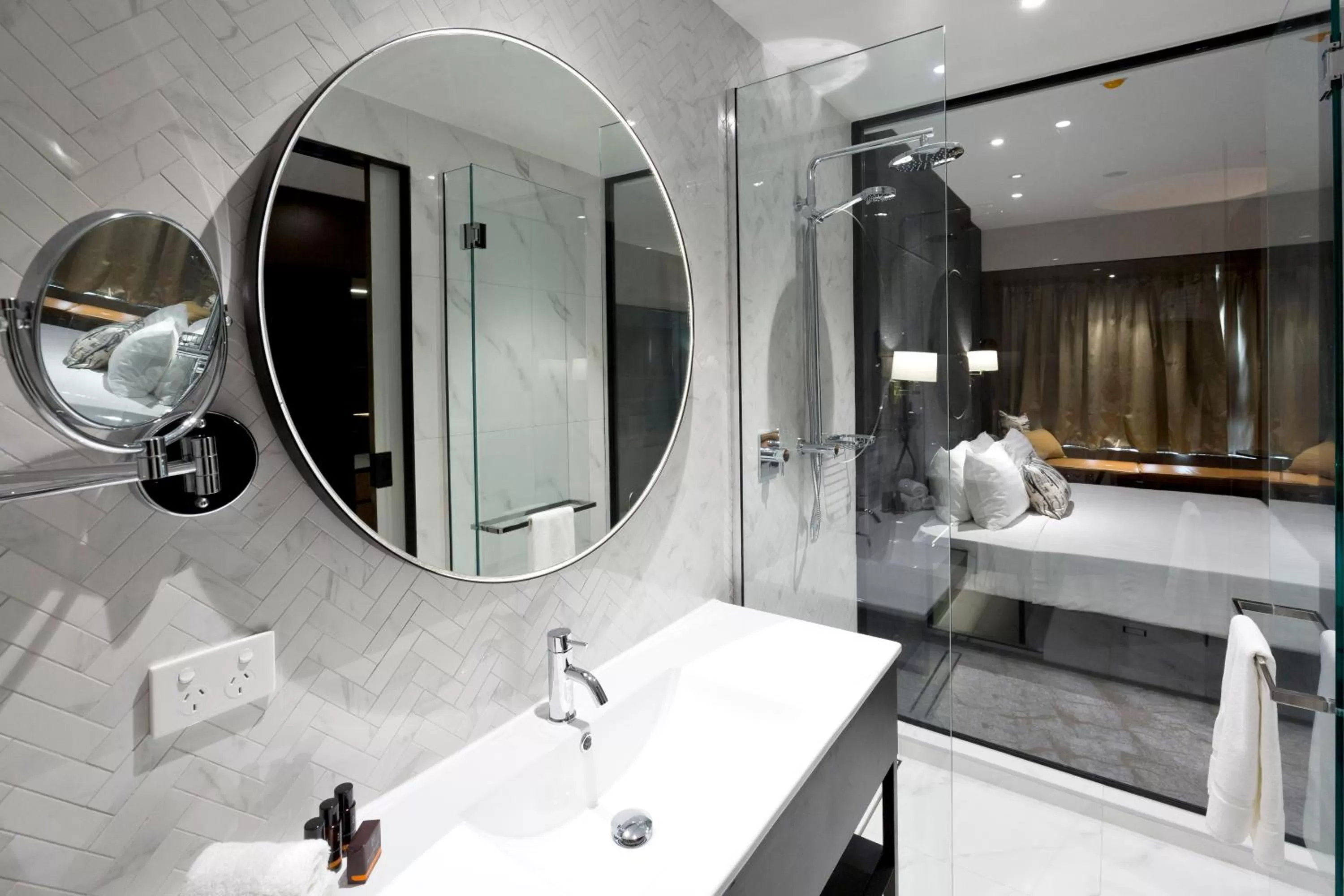 Shower in Crowne Plaza Christchurch by IHG