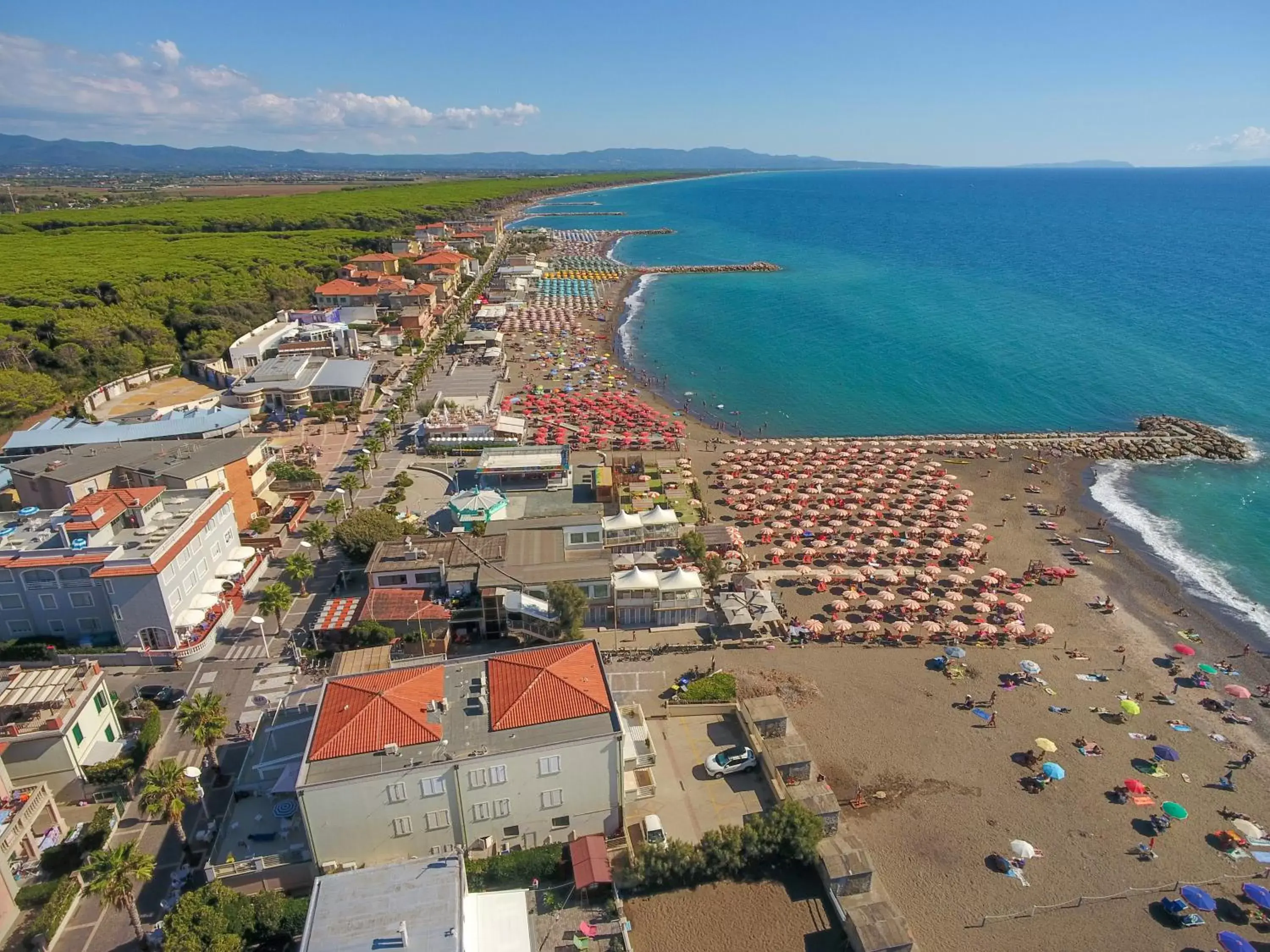 Bird's eye view, Bird's-eye View in Hotel Il Settebello