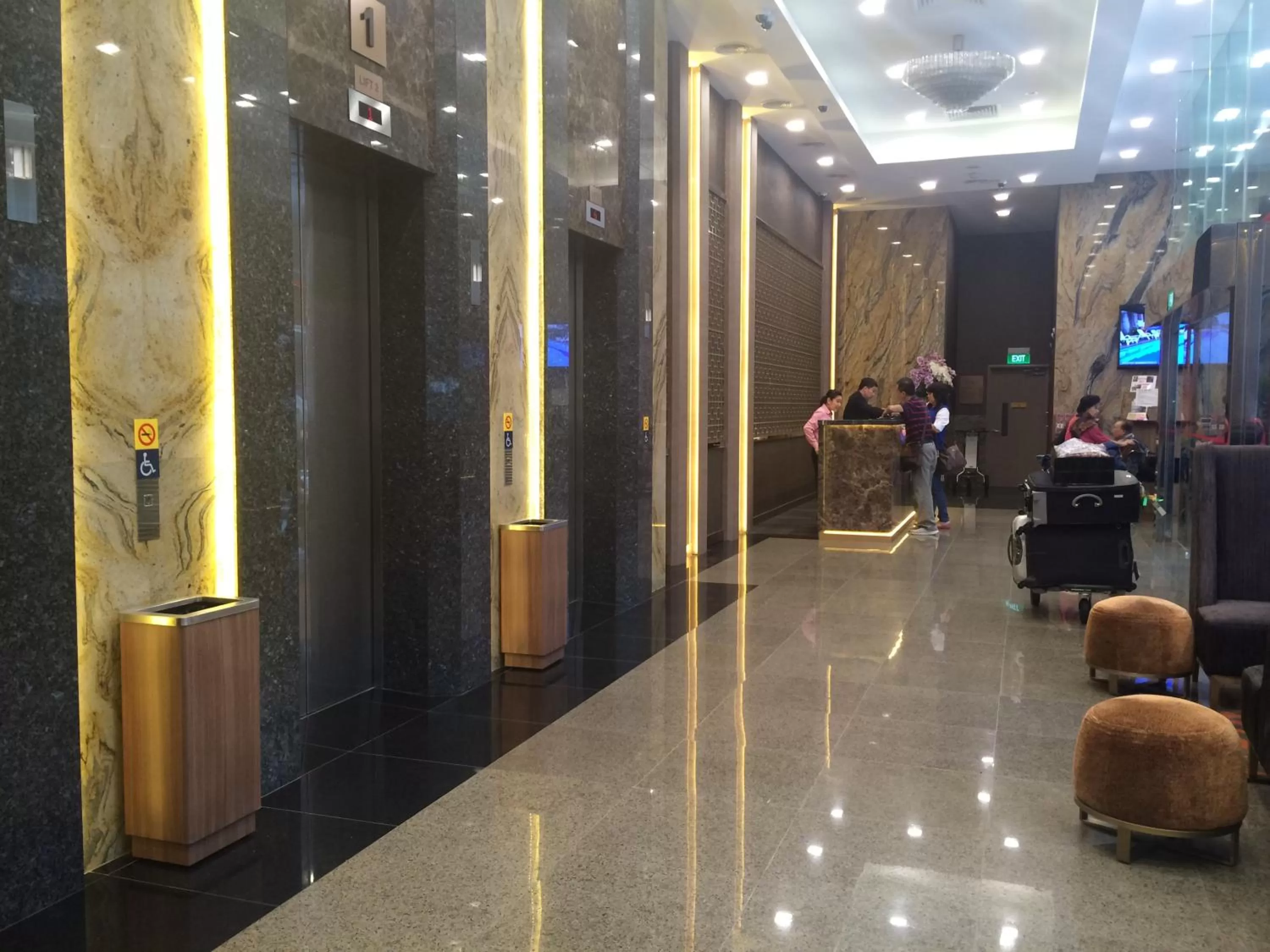 group of guests in Hotel Grand Central