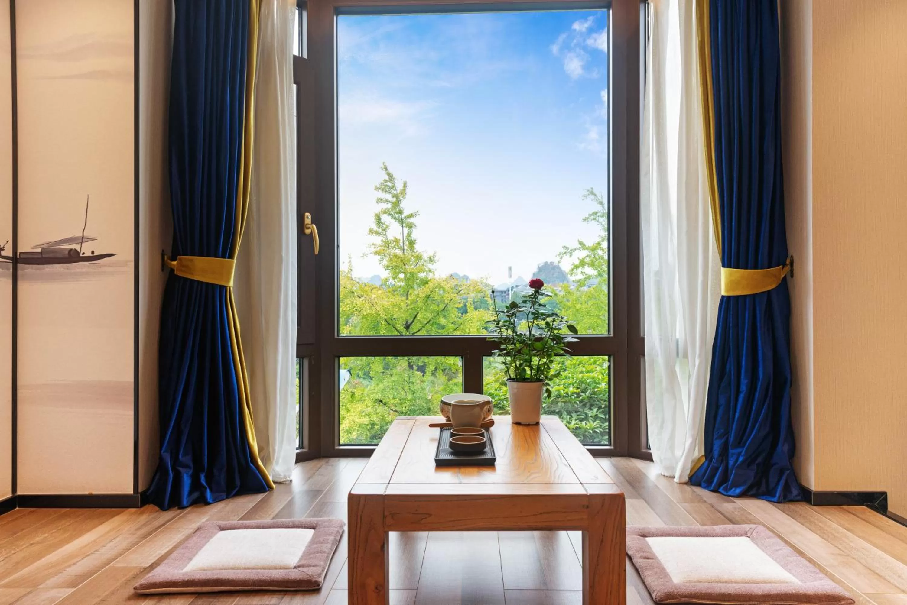 Balcony/Terrace in Li River Resort Villa Hotel