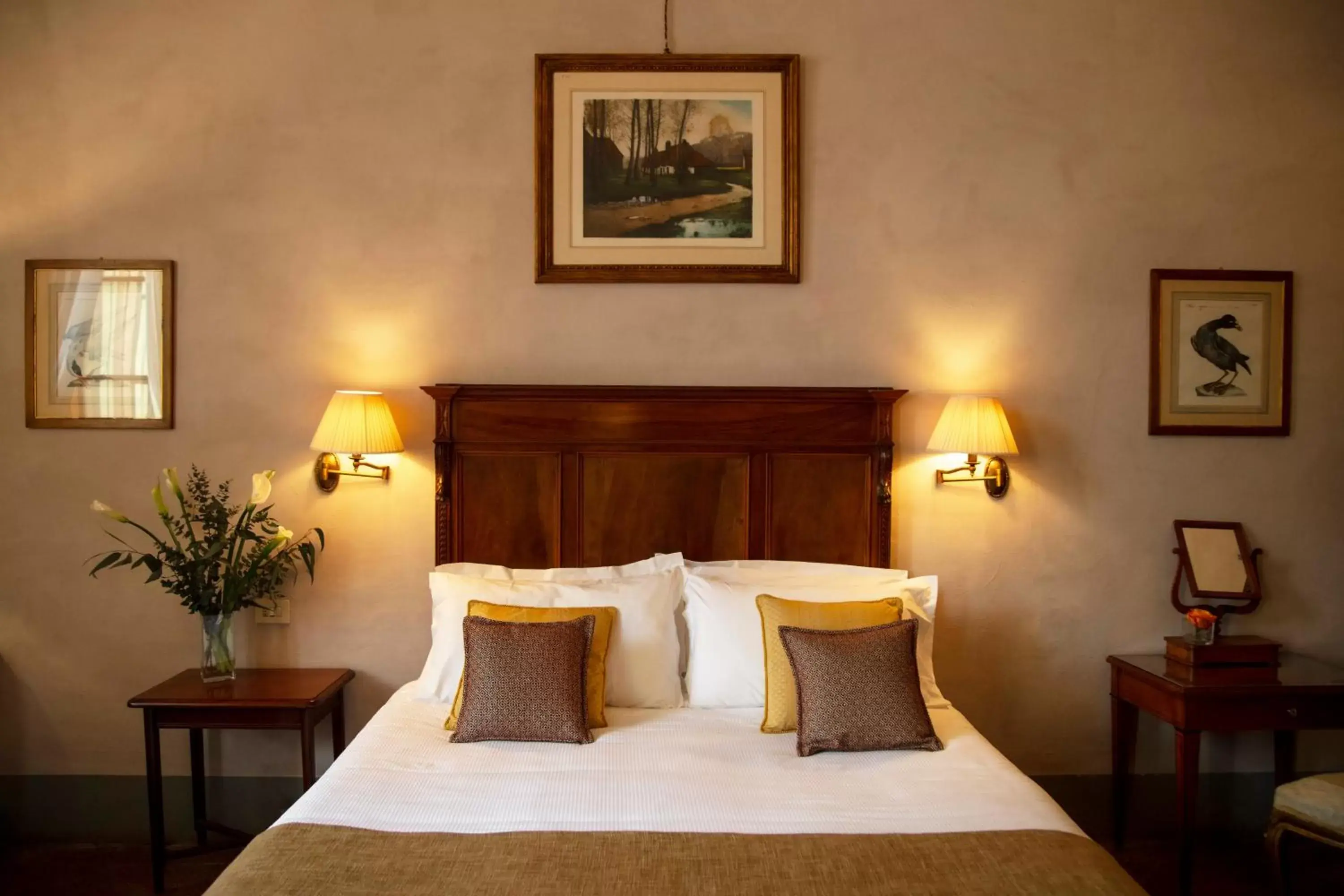 Bed in Hotel Palazzo Guadagni
