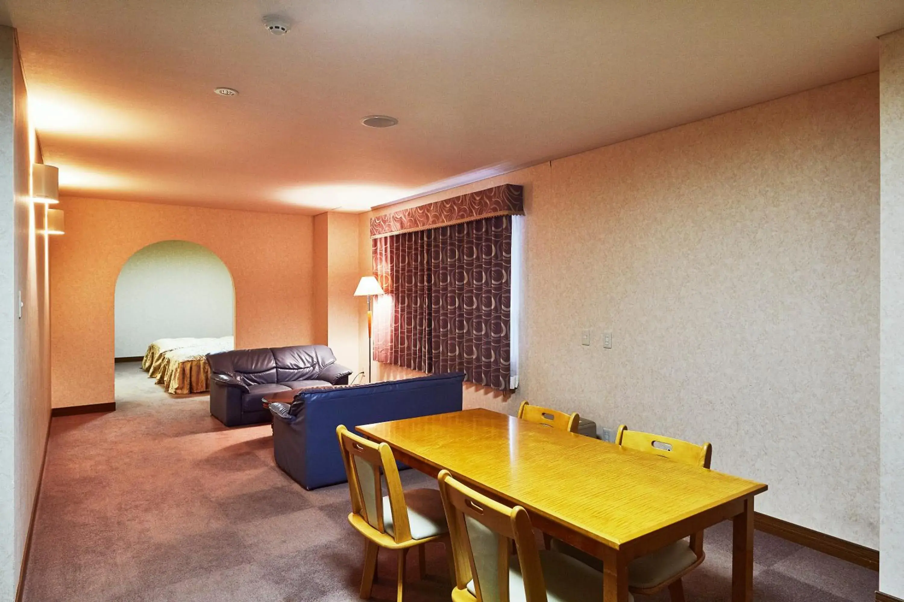 Living room, Dining Area in Nasushiobara Station Hotel