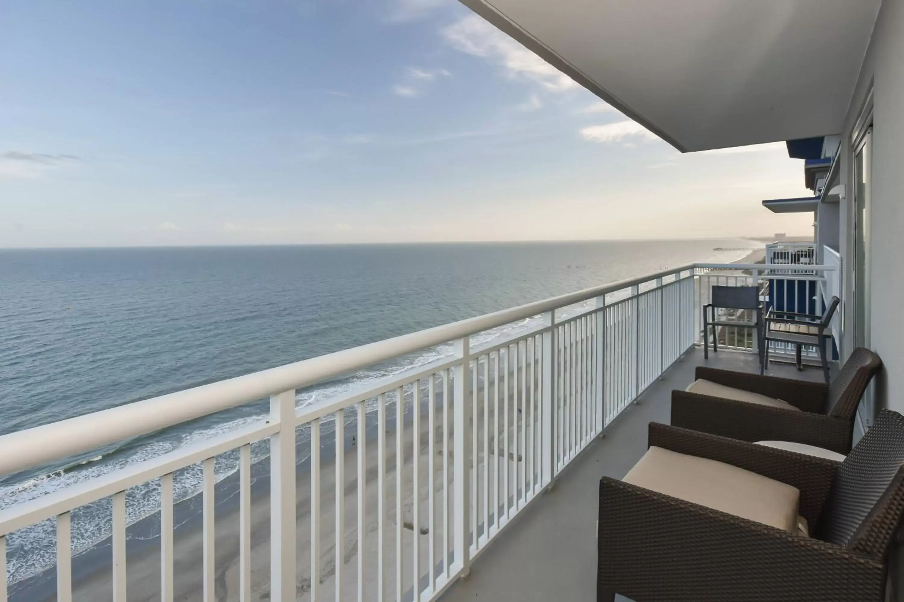 Bedroom, Balcony/Terrace in Residence Inn by Marriott Myrtle Beach Oceanfront