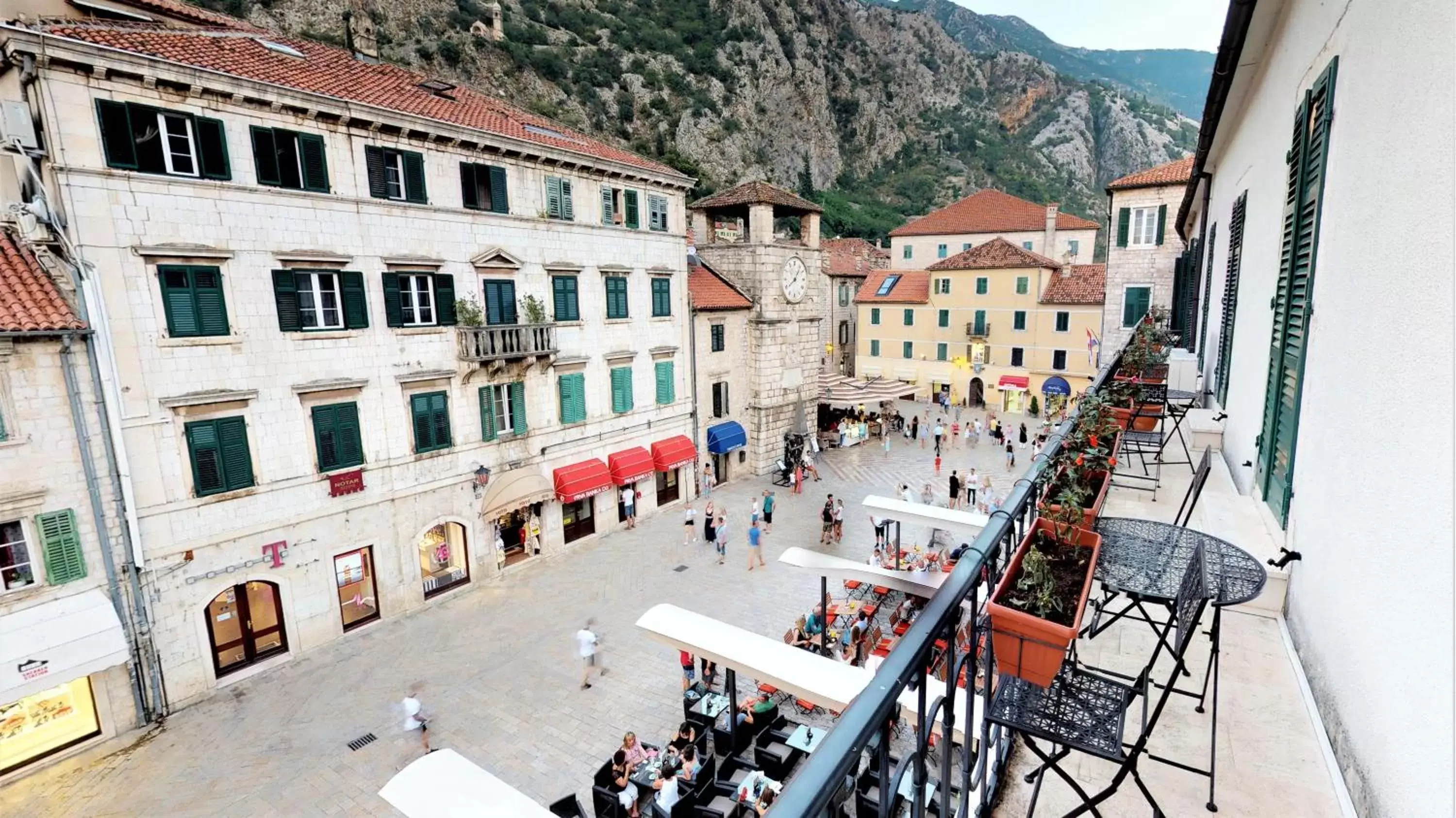 Balcony/Terrace in Historic Boutique Hotel Cattaro