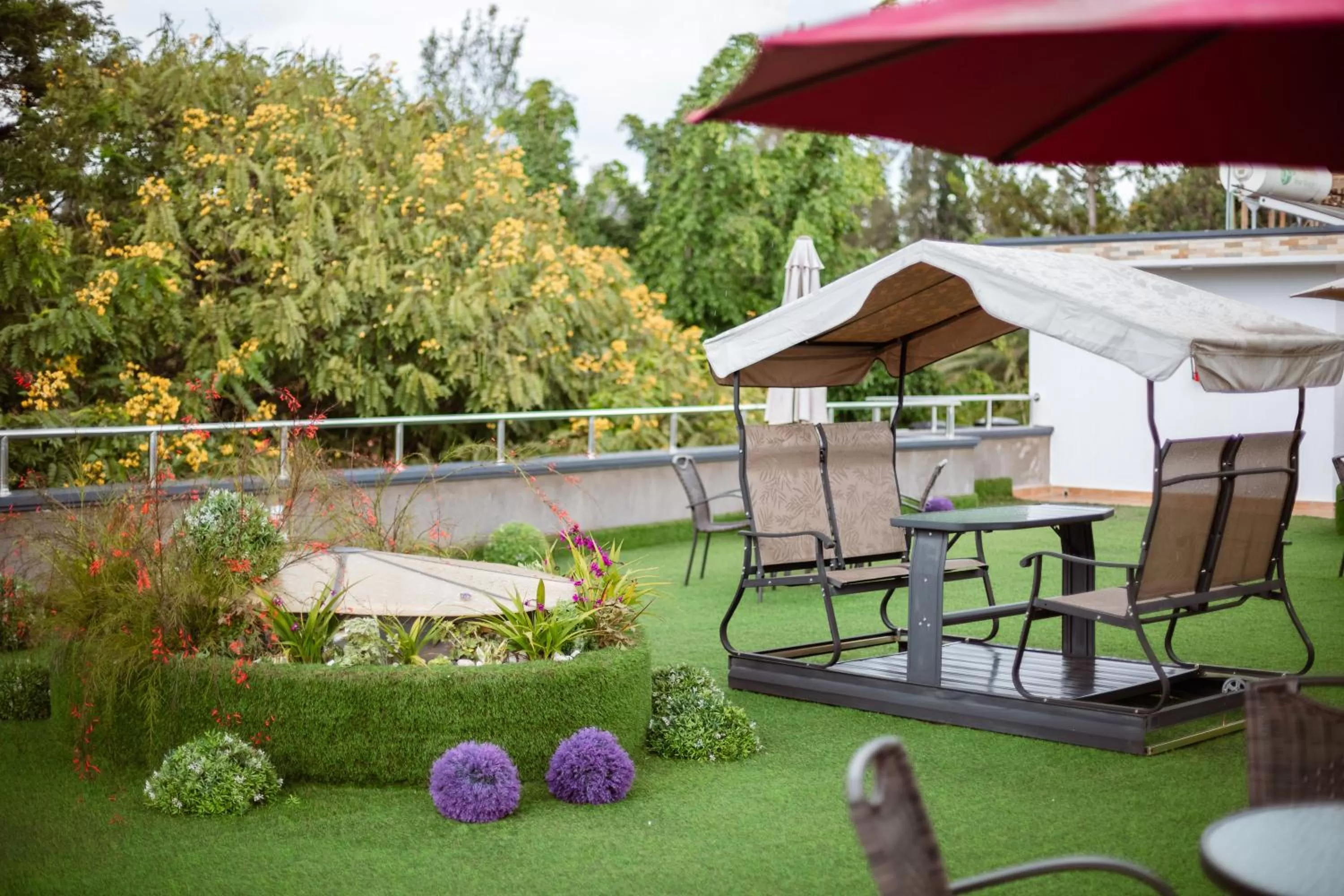 Patio in Ndaru Luxury Suites