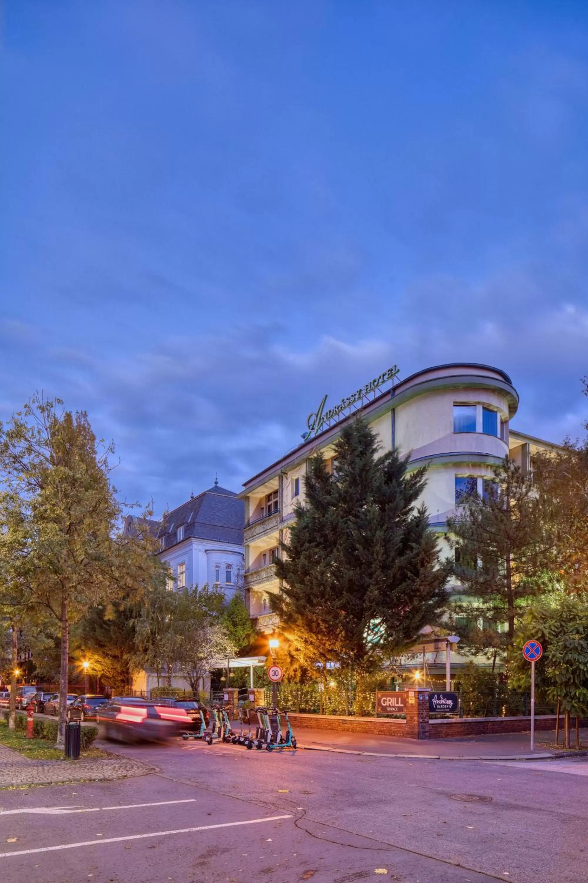 Property building in Mamaison Hotel Andrassy Budapest