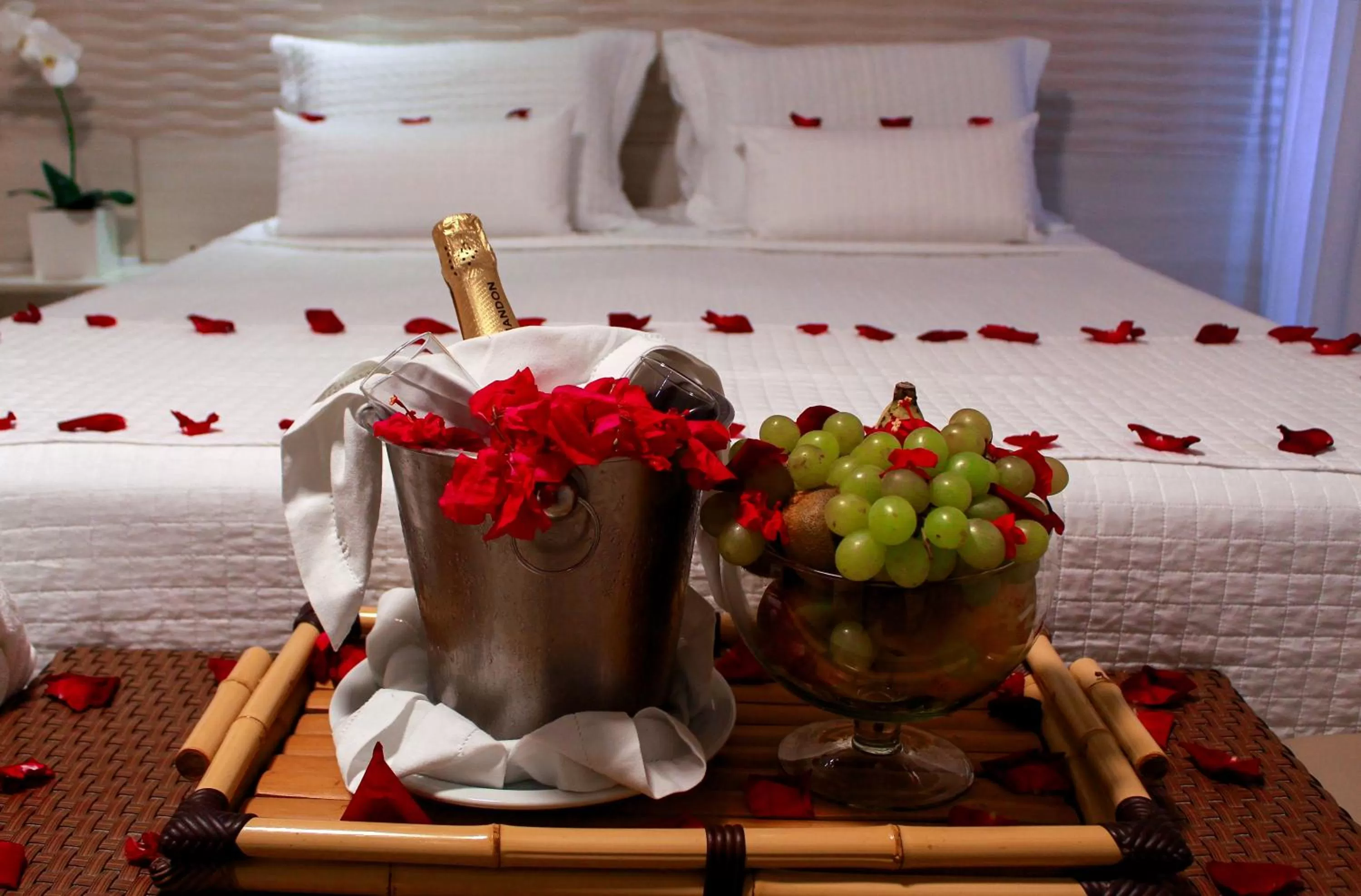 Bed in Pousada Sol e Mar