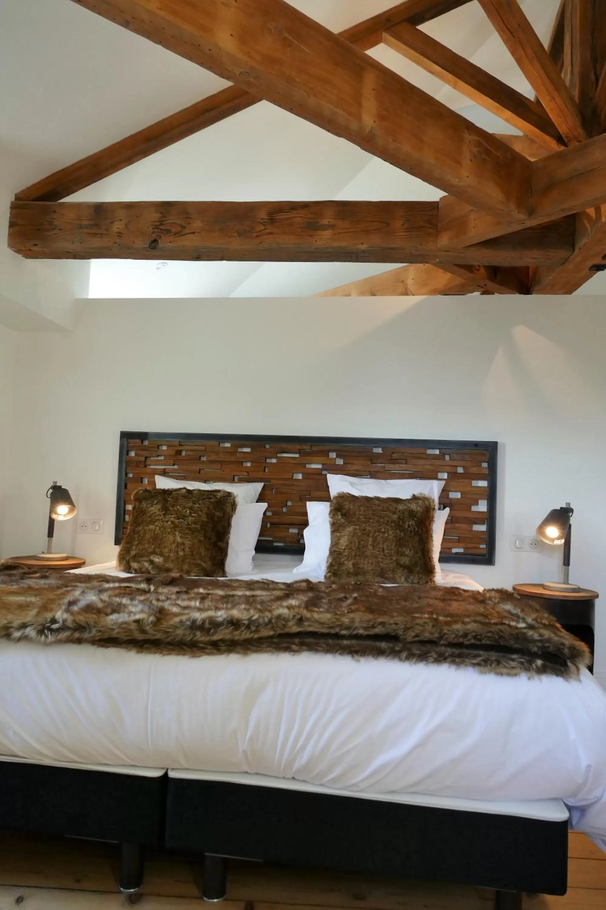 Bed in Le Clos des Queyries, Chambres d'Hôtes