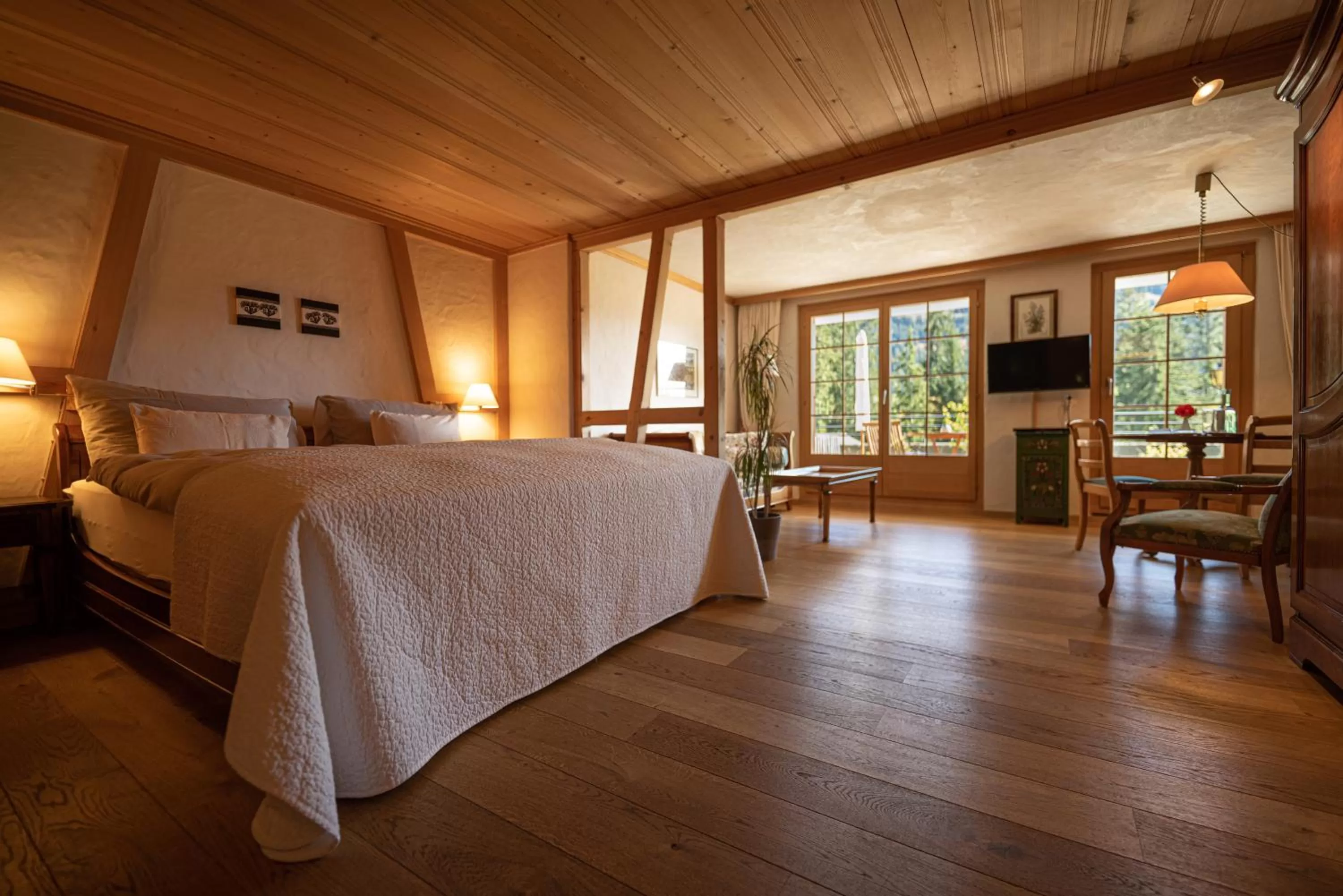 Photo of the whole room, Bed in Hotel Alpenrose mit Gourmet-Restaurant Azalée