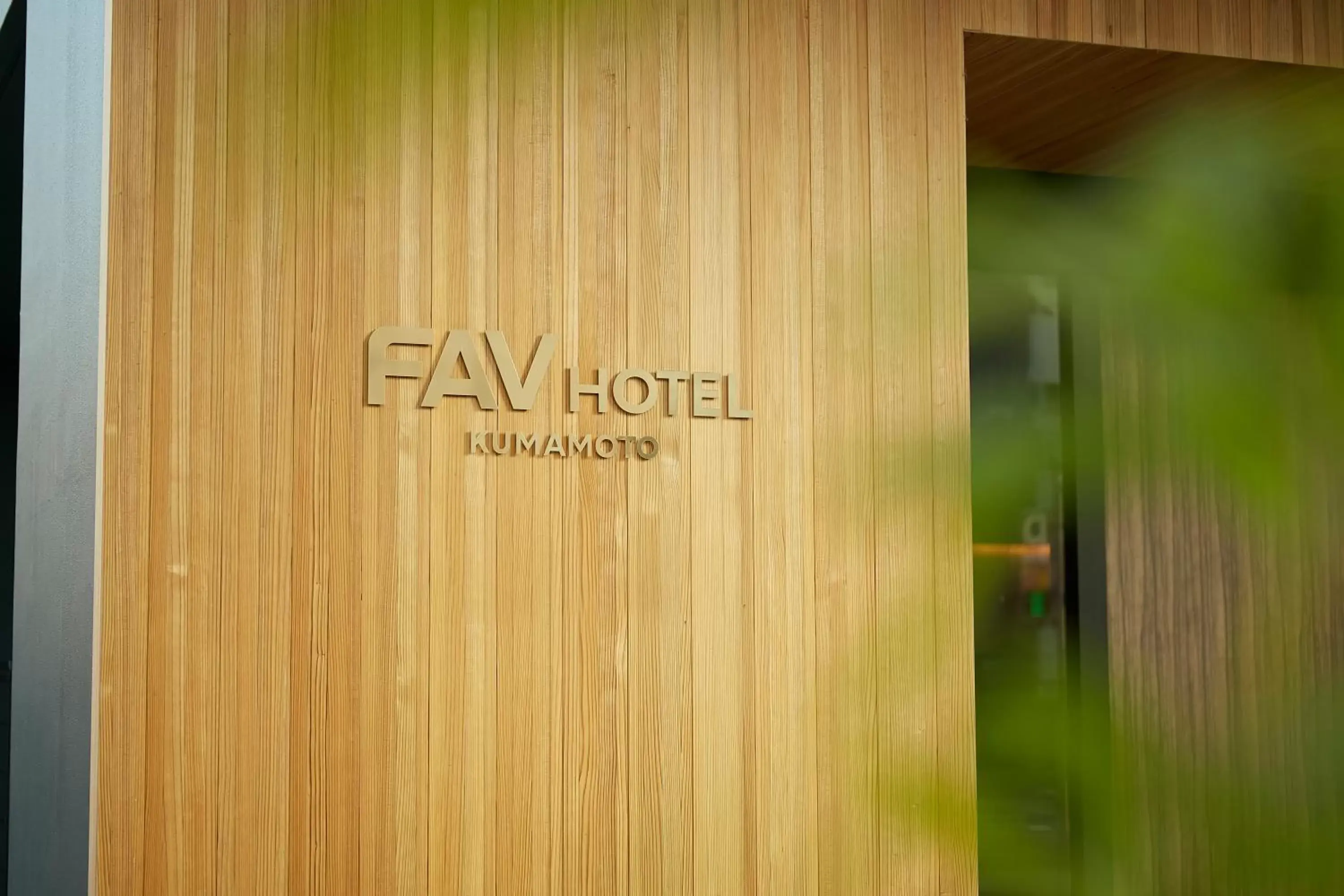 Facade/entrance in FAV HOTEL KUMAMOTO