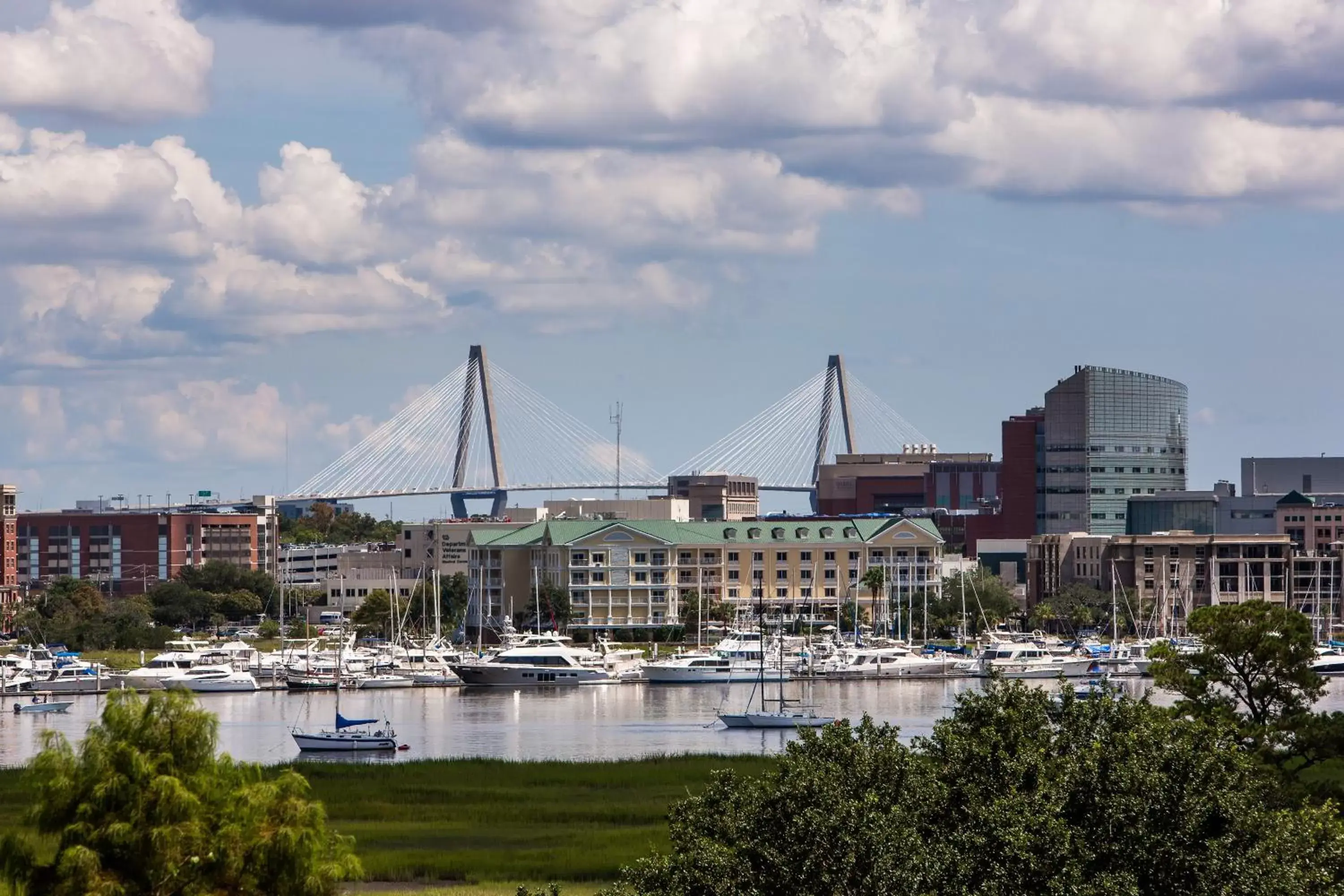 Sea view in Cambria Hotel Charleston Riverview