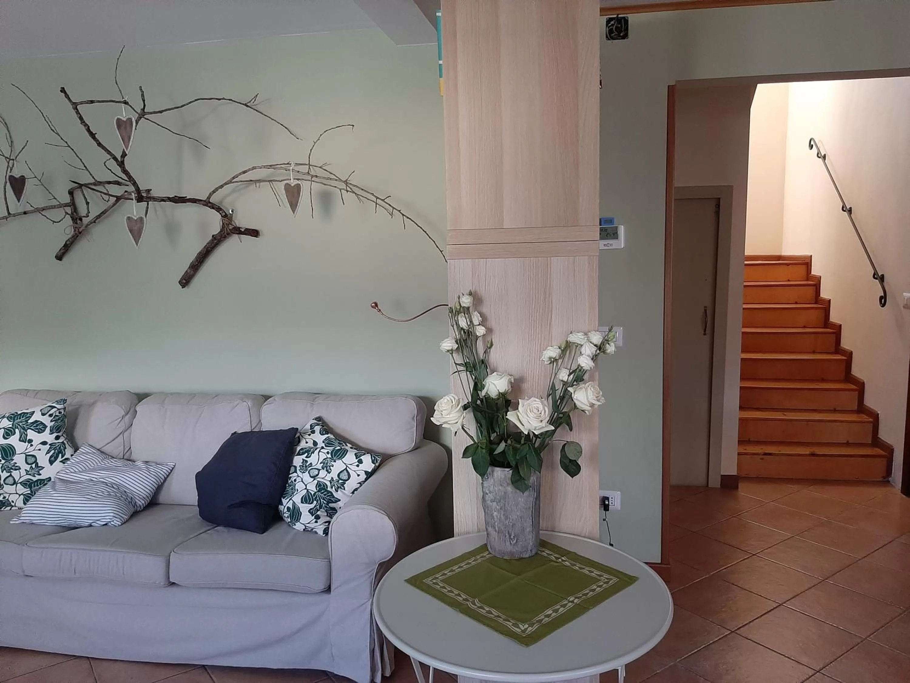 Seating area in cà bianca