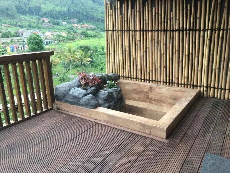 Balcony/Terrace in The Onsen Hot Spring Resort