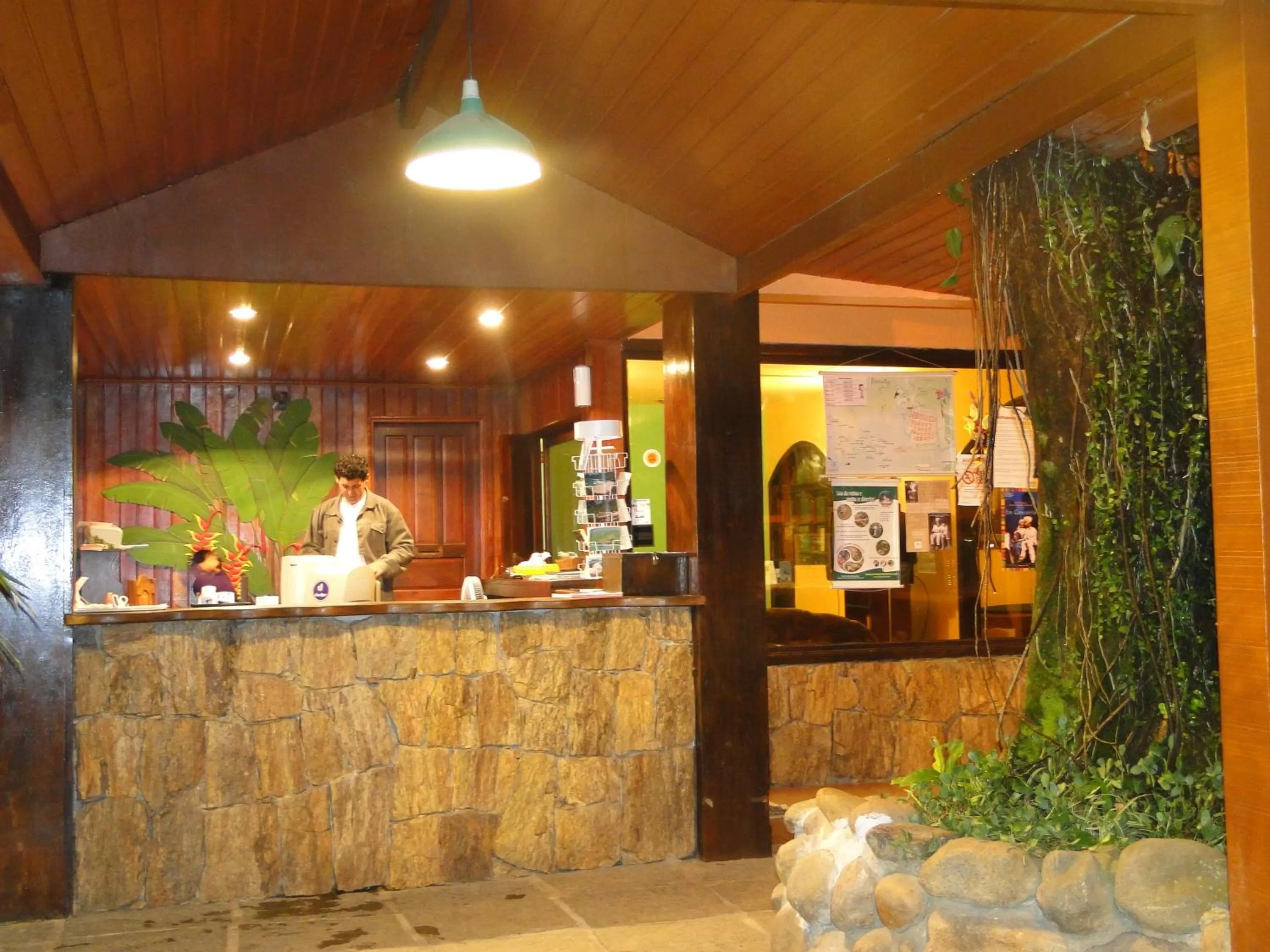 Lobby or reception in Pousada Estrela de Paraty