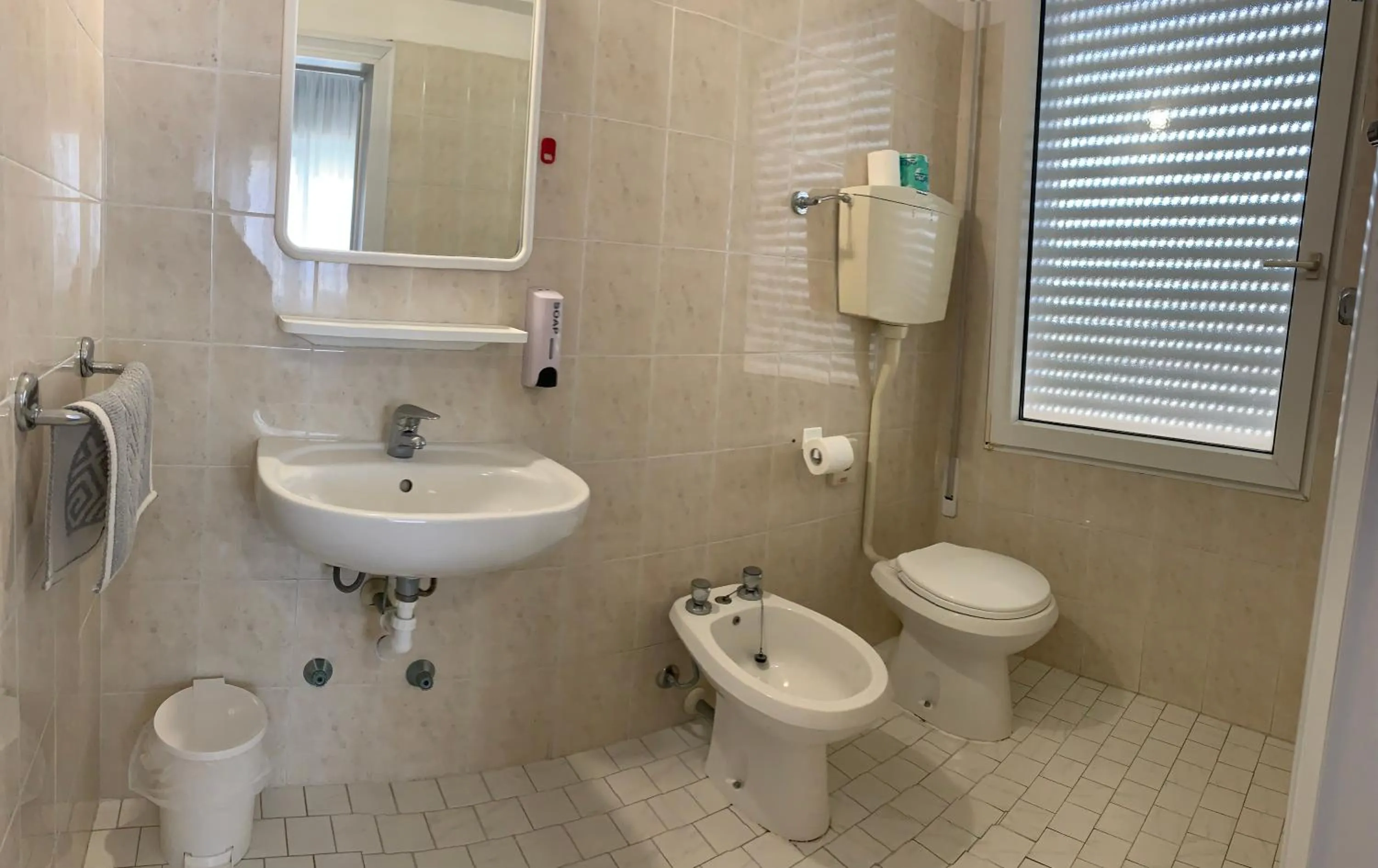 Shower in Hotel Laika