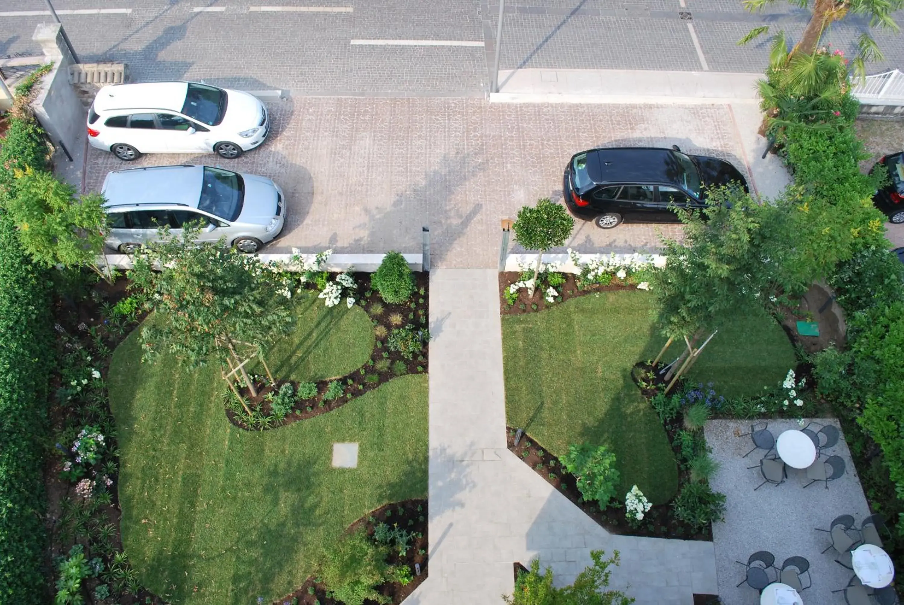 Garden, Bird's-eye View in Hotel Europa