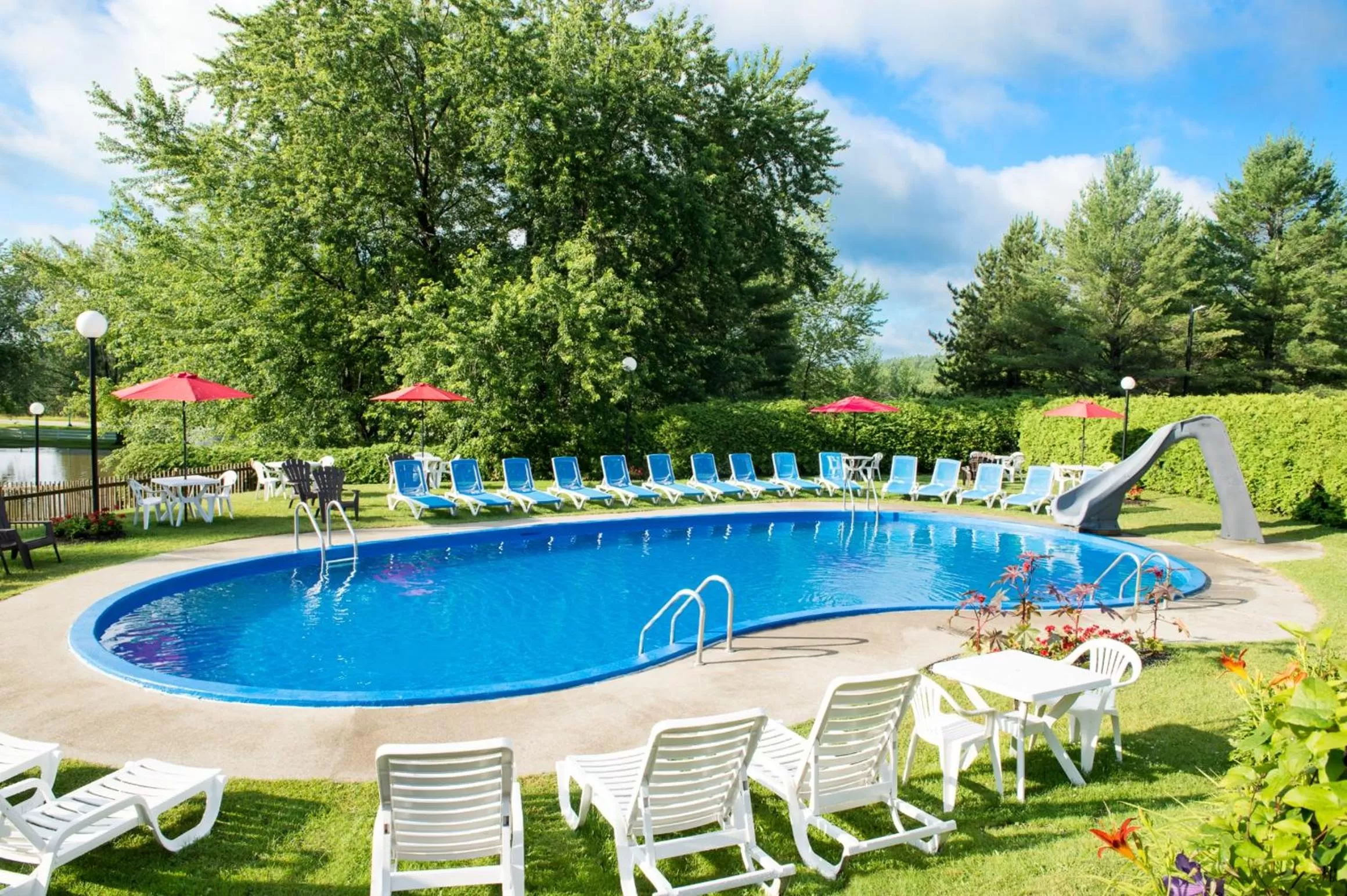 Swimming pool in Hôtel Chéribourg