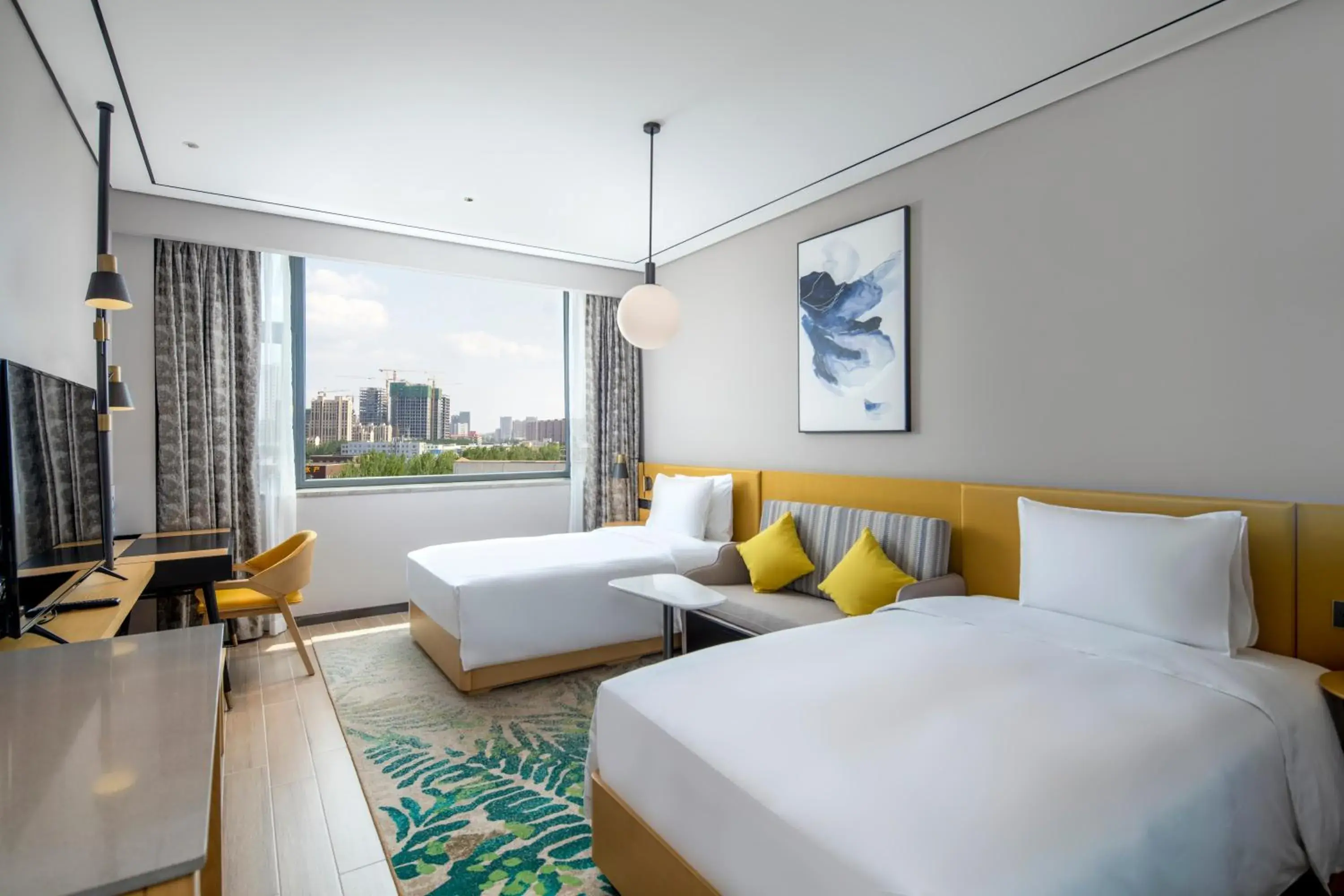 Bed in Hilton Garden Inn Changchun Economic Development Zone