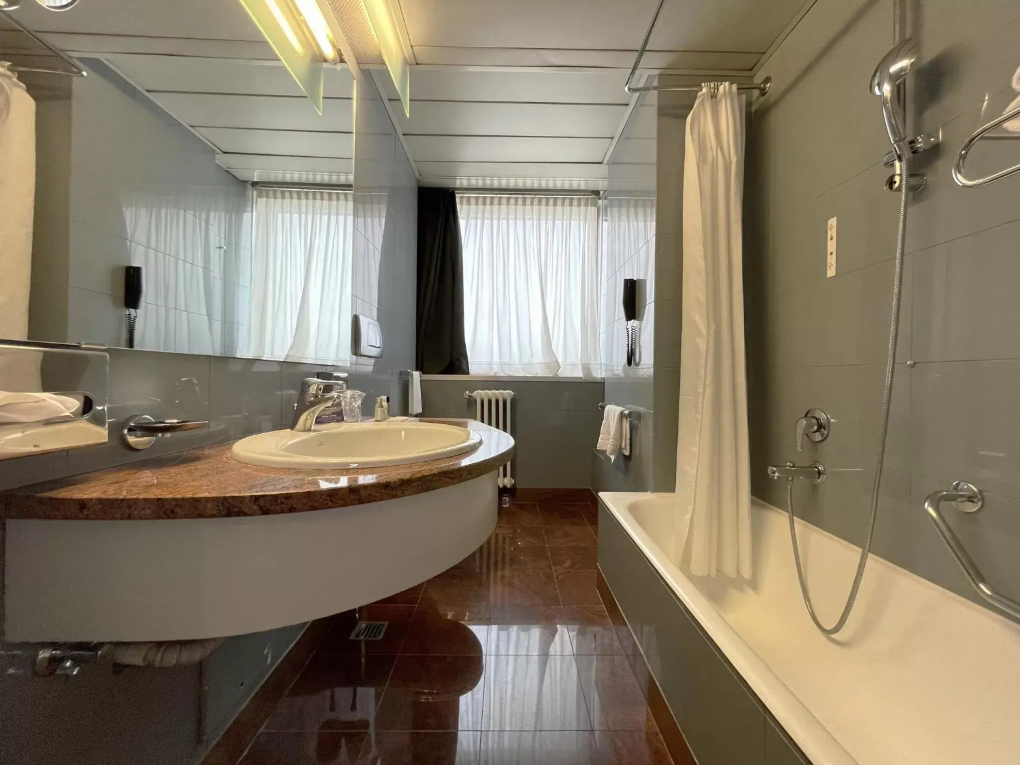 Bathroom in Crowne Plaza Milan Linate, an IHG Hotel