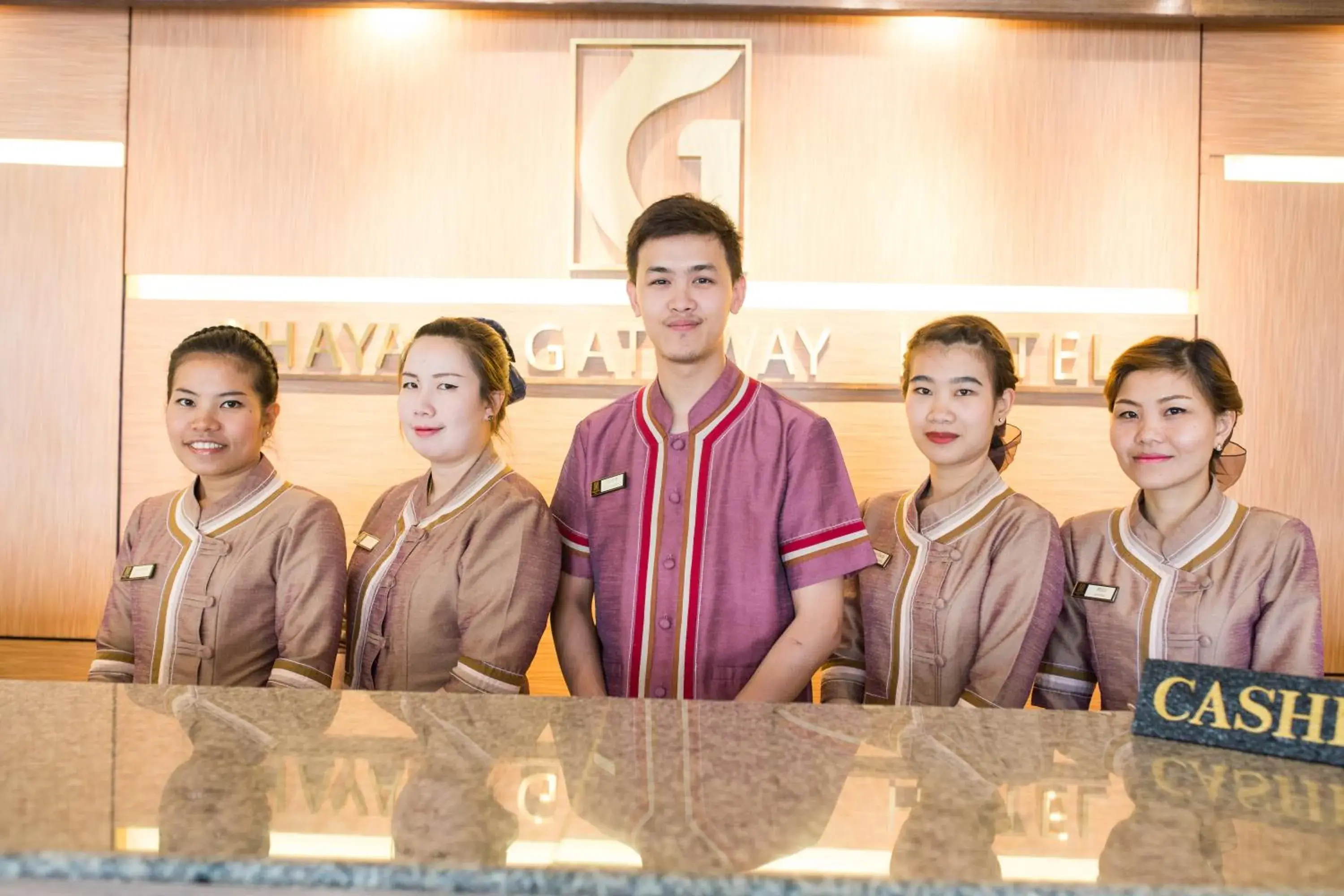 Lobby or reception in Phayao Gateway Hotel