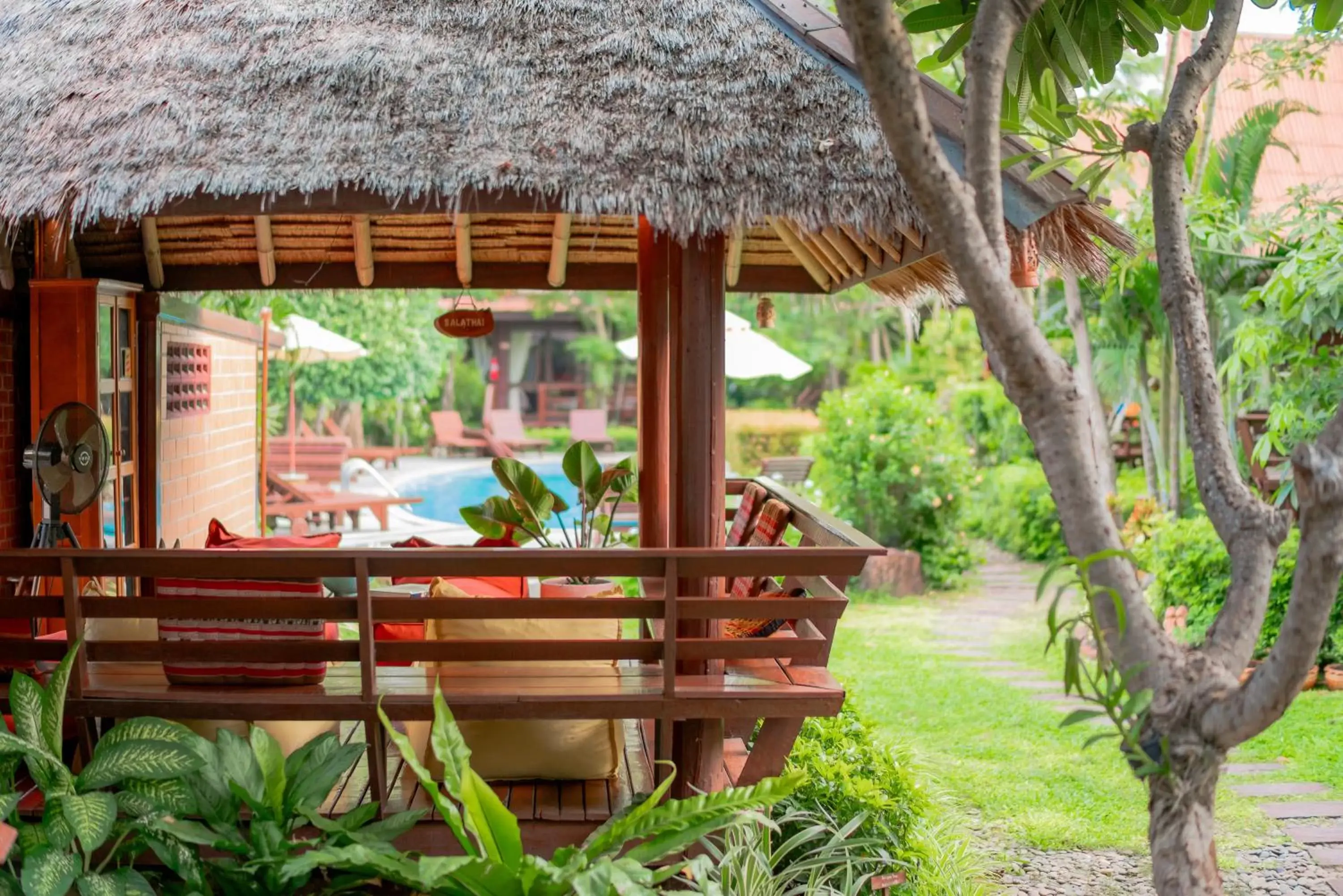 Garden view in Baan Duangkaew Resort