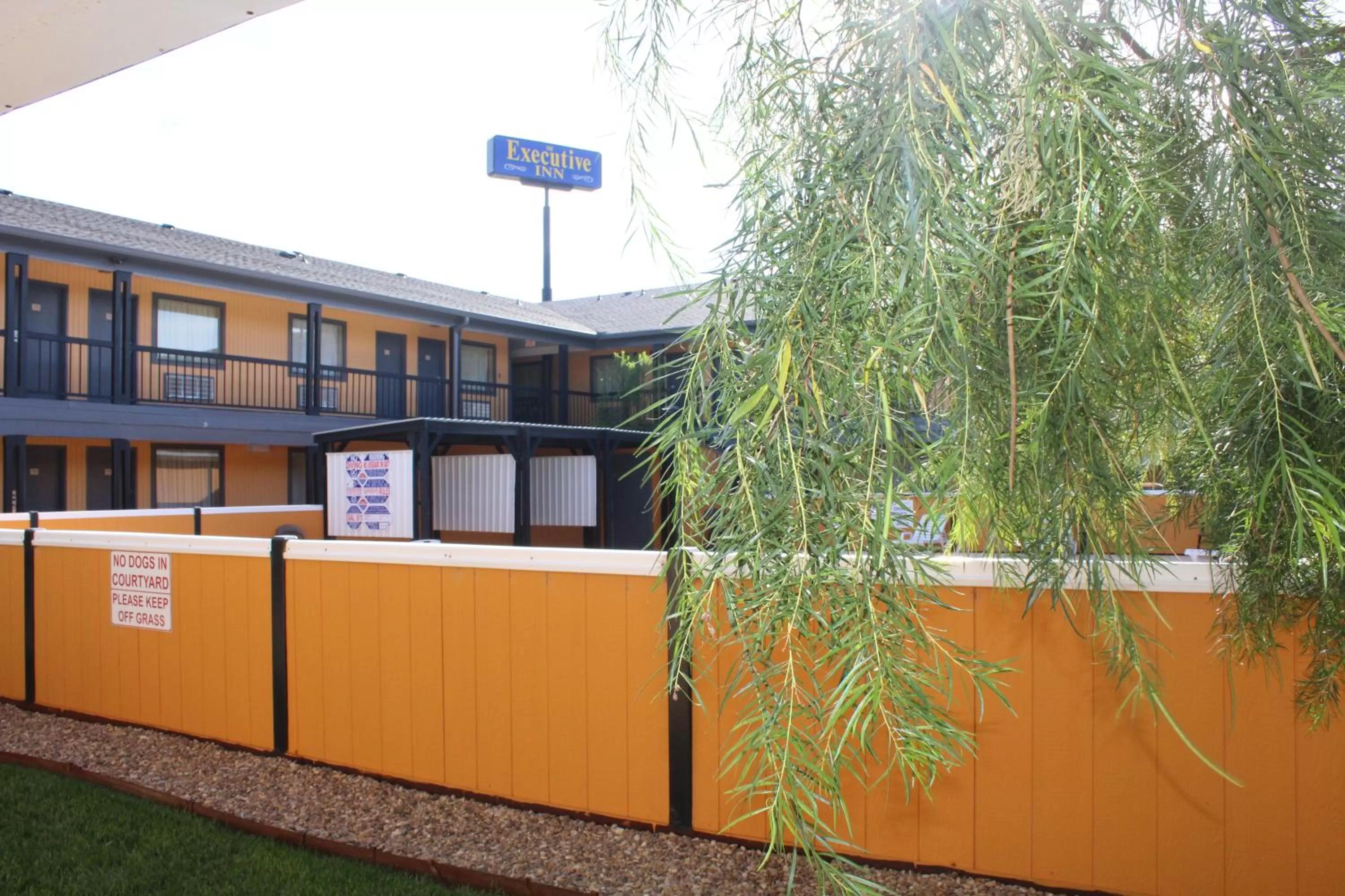 Pool view in The Executive Inn & Suites