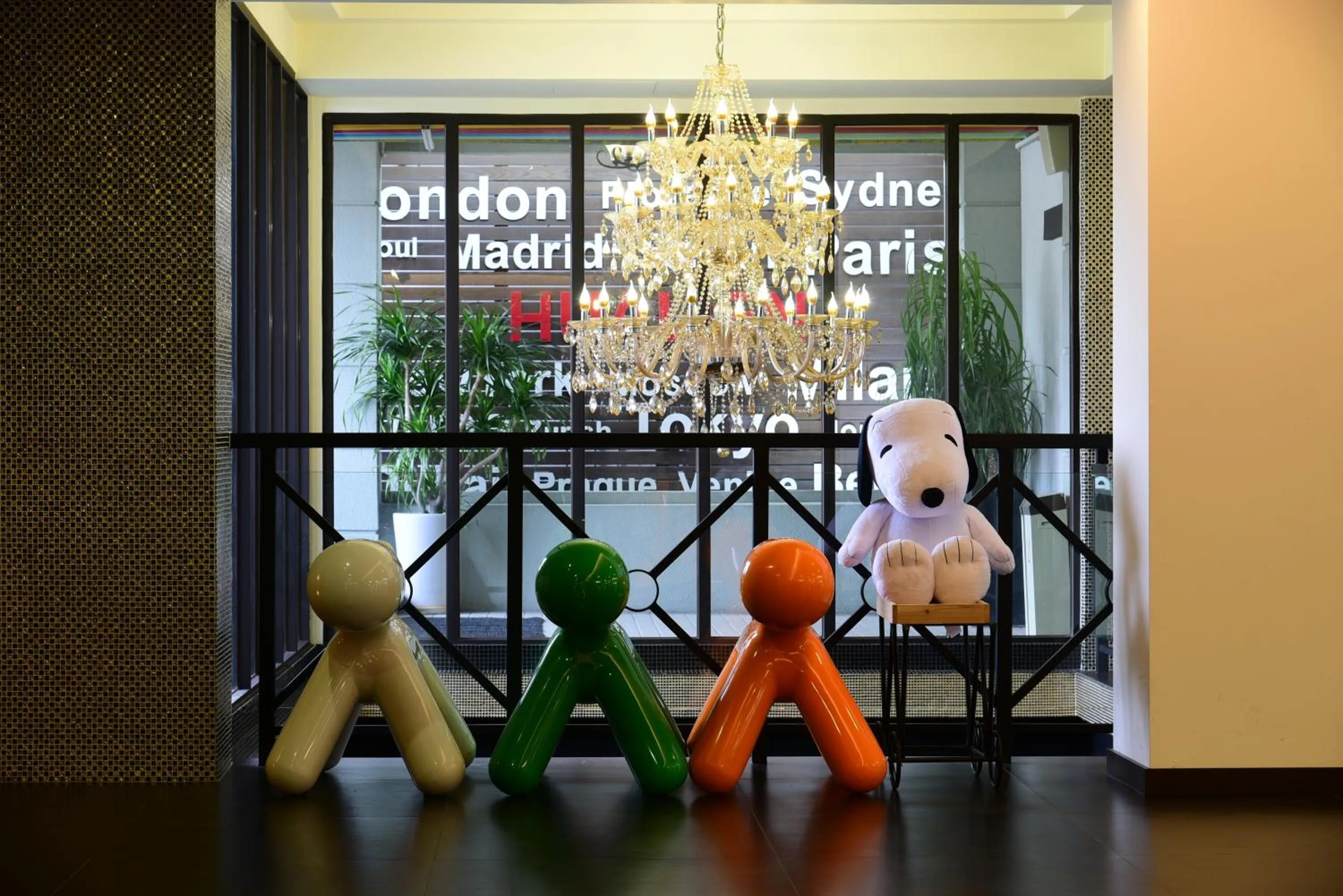 Decorative detail in Hotel Les Champs Hualien