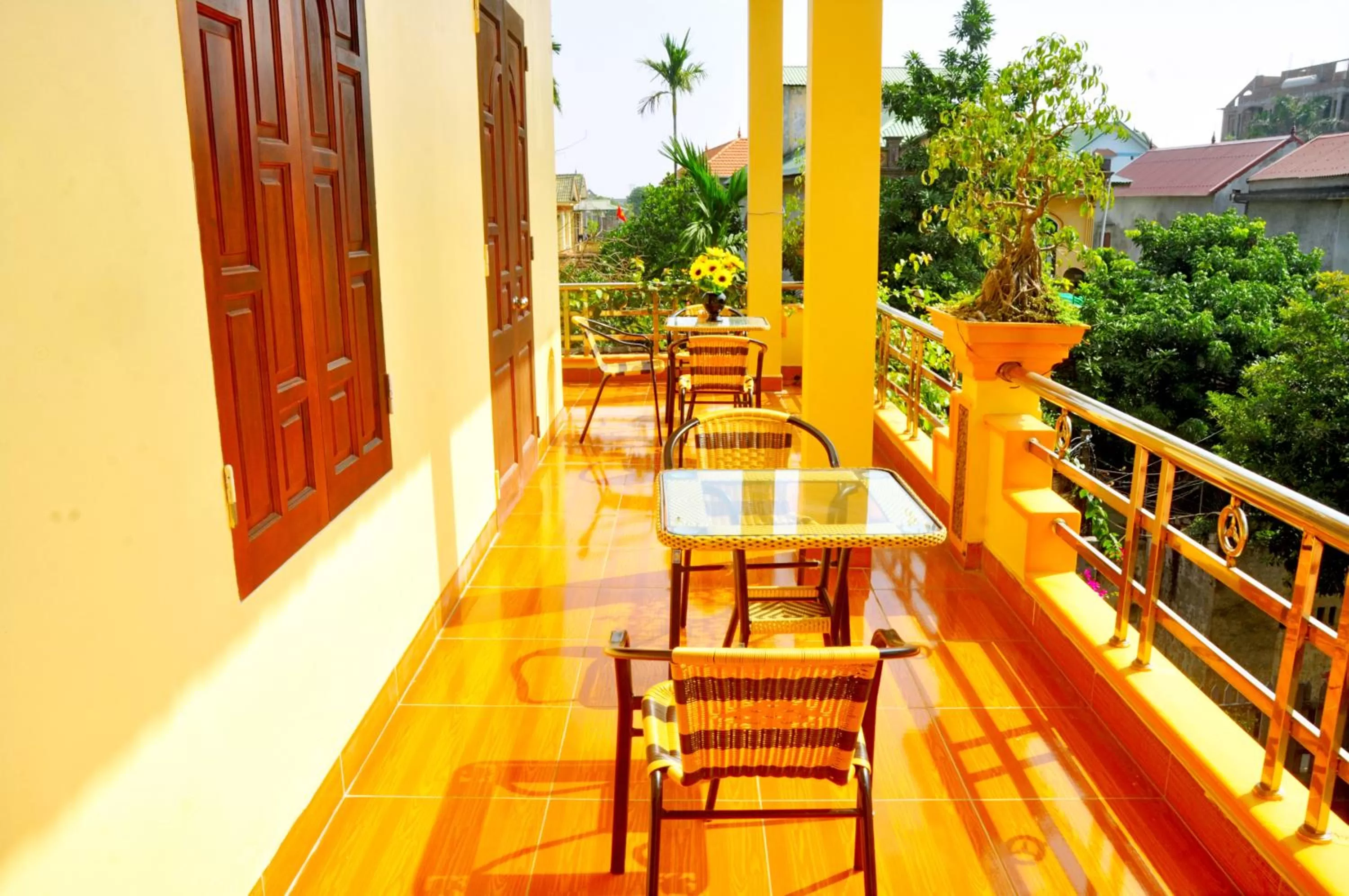 Balcony/Terrace in Tam Coc Family Hotel