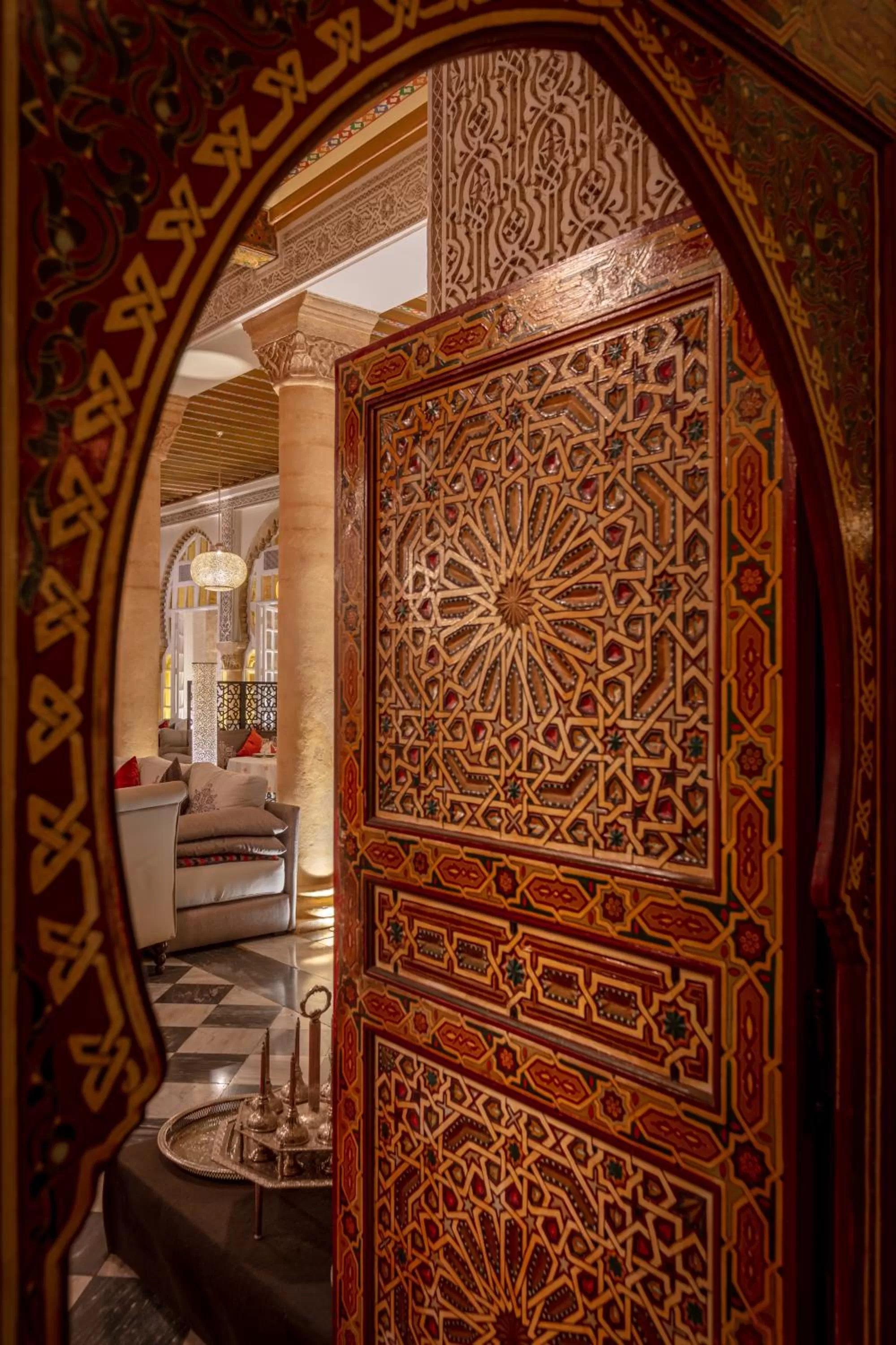 Restaurant/places to eat, Bed in La Tour Hassan Palace